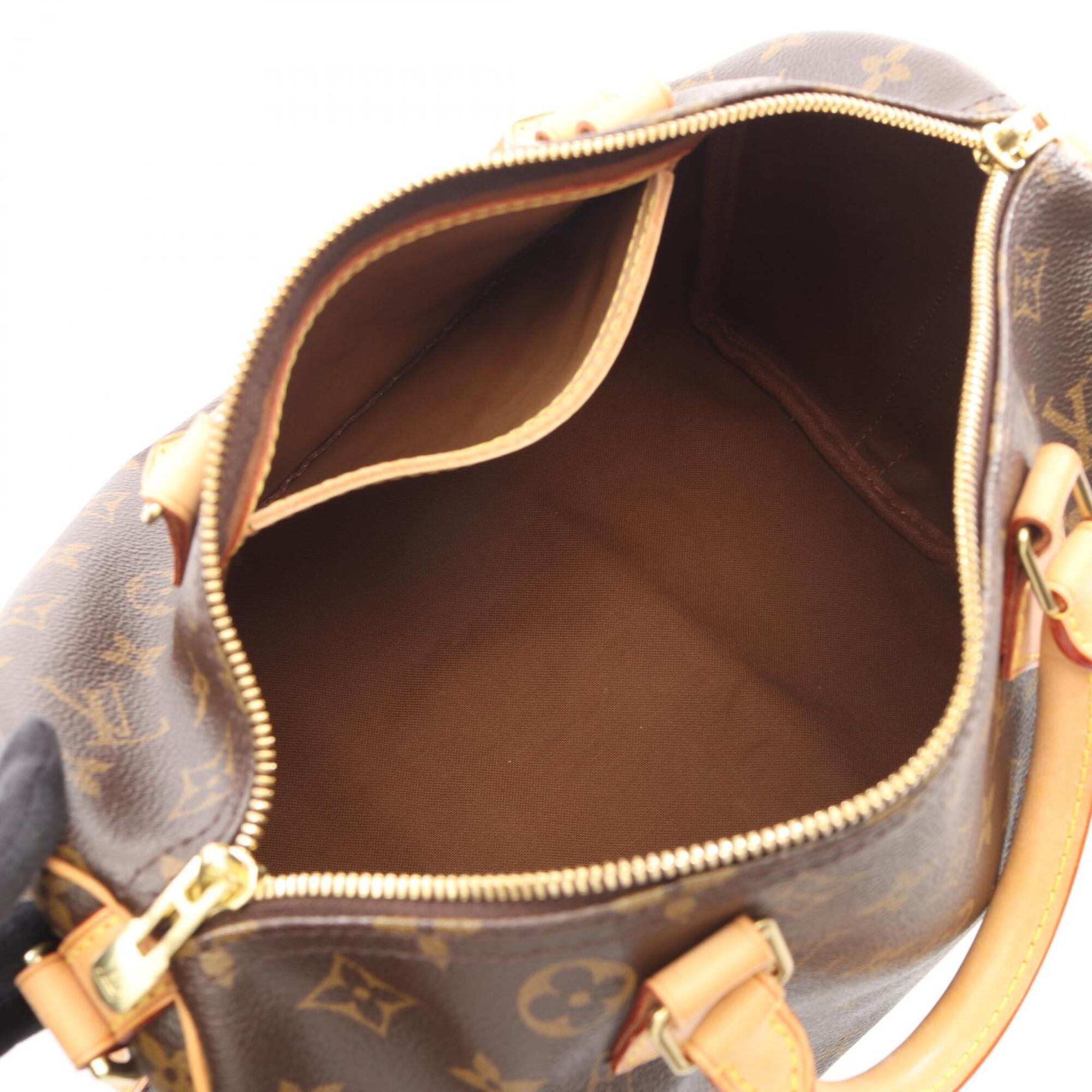 Louis Vuitton Brown Pvc Coated Canvas Leather Handbag (Pre-Owned)