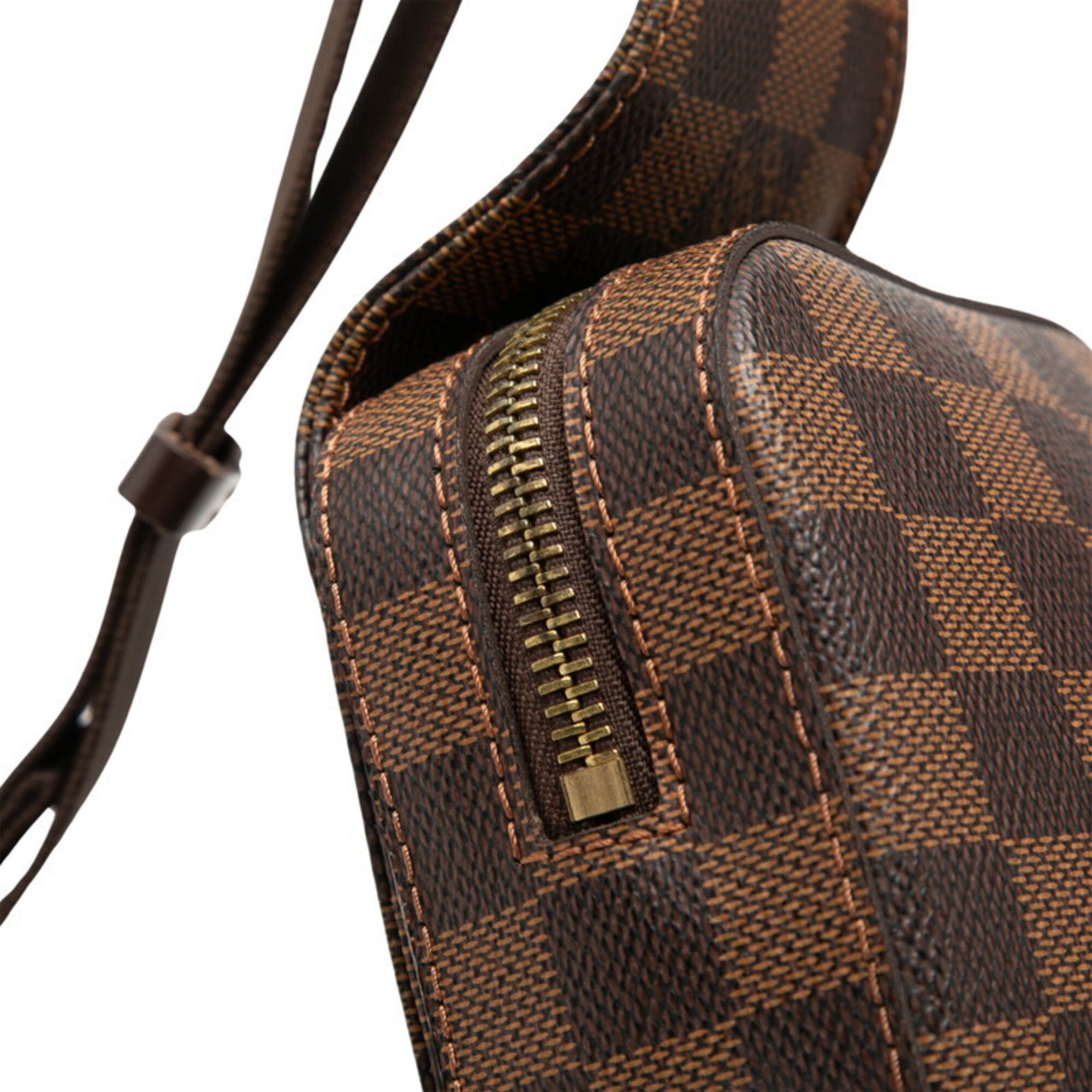 Louis Vuitton Damier Brown Pvc Shoulder Bag Sling Bag (Pre-Owned)
