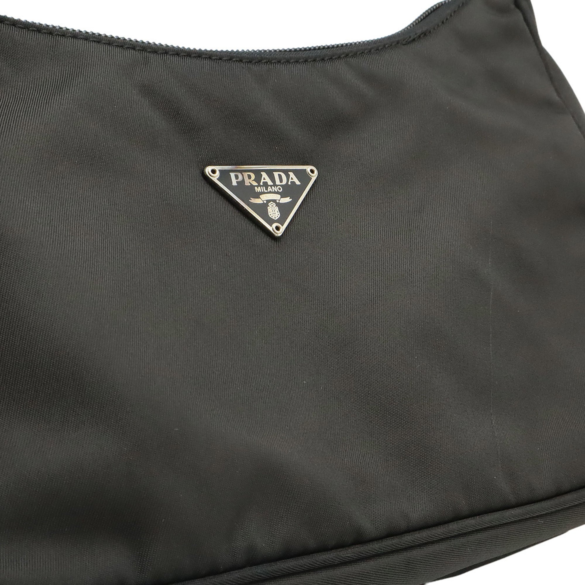 Prada Black Nero Nylon Handbag Pouch (Pre-Owned)
