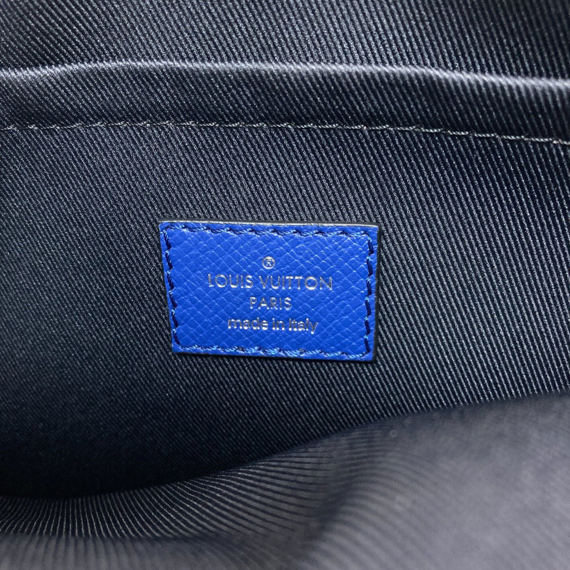 Louis Vuitton Blue Taigarama Shoulder Bag (Pre-Owned)