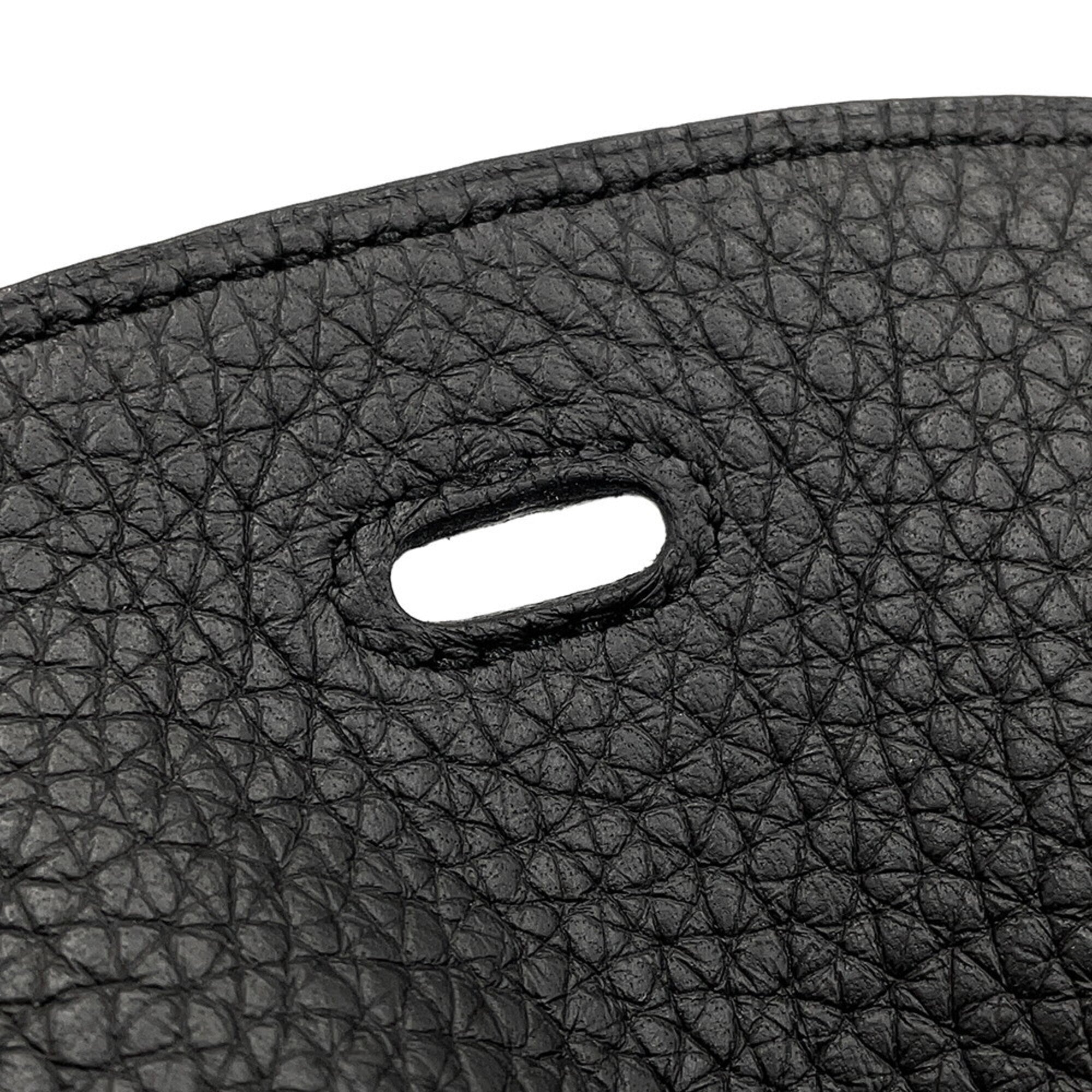 Hermes Lindy Black Taurillon Clemence Leather Handbag (Pre-Owned)
