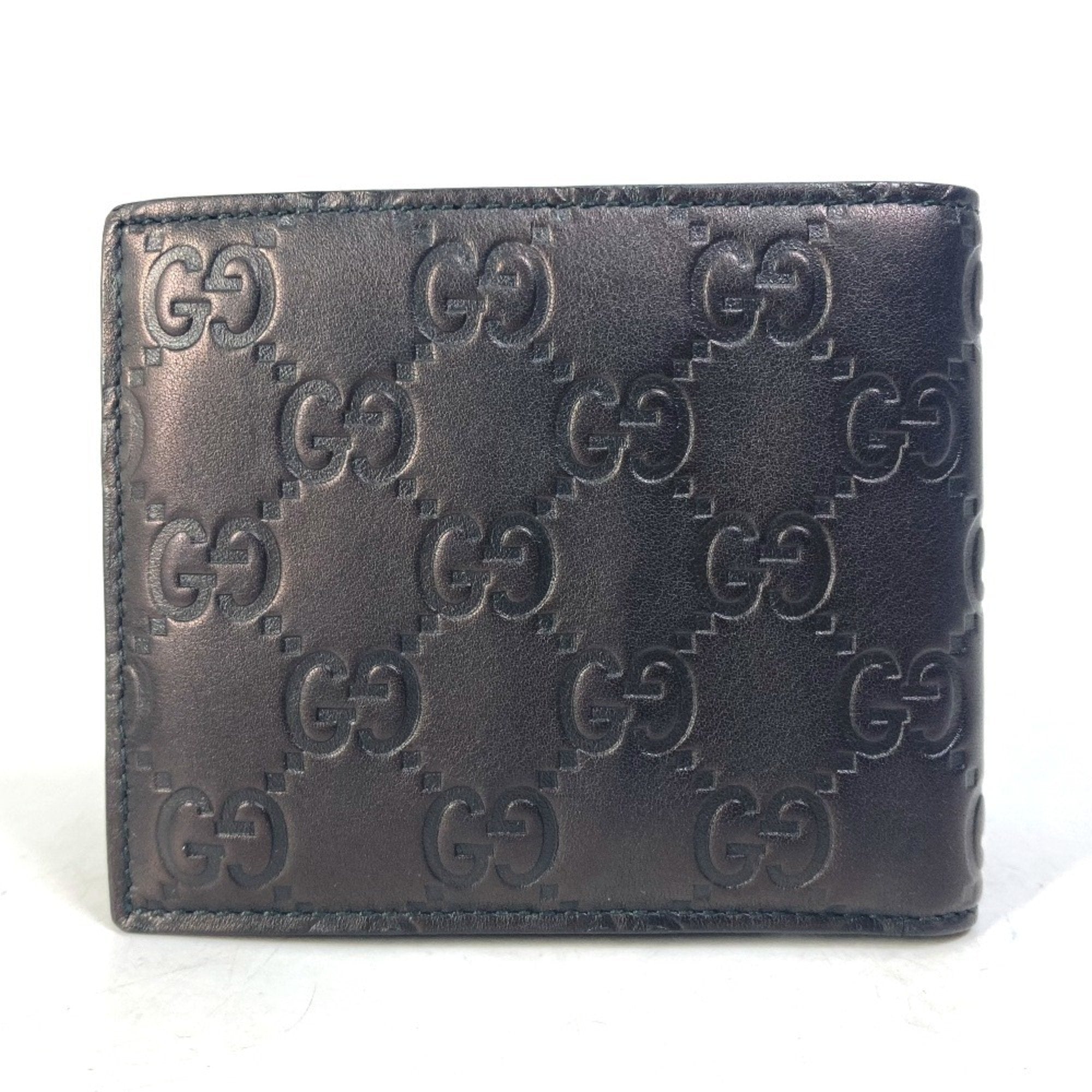 Gucci Black Leather Wallet (Bi-Fold) (Pre-Owned)