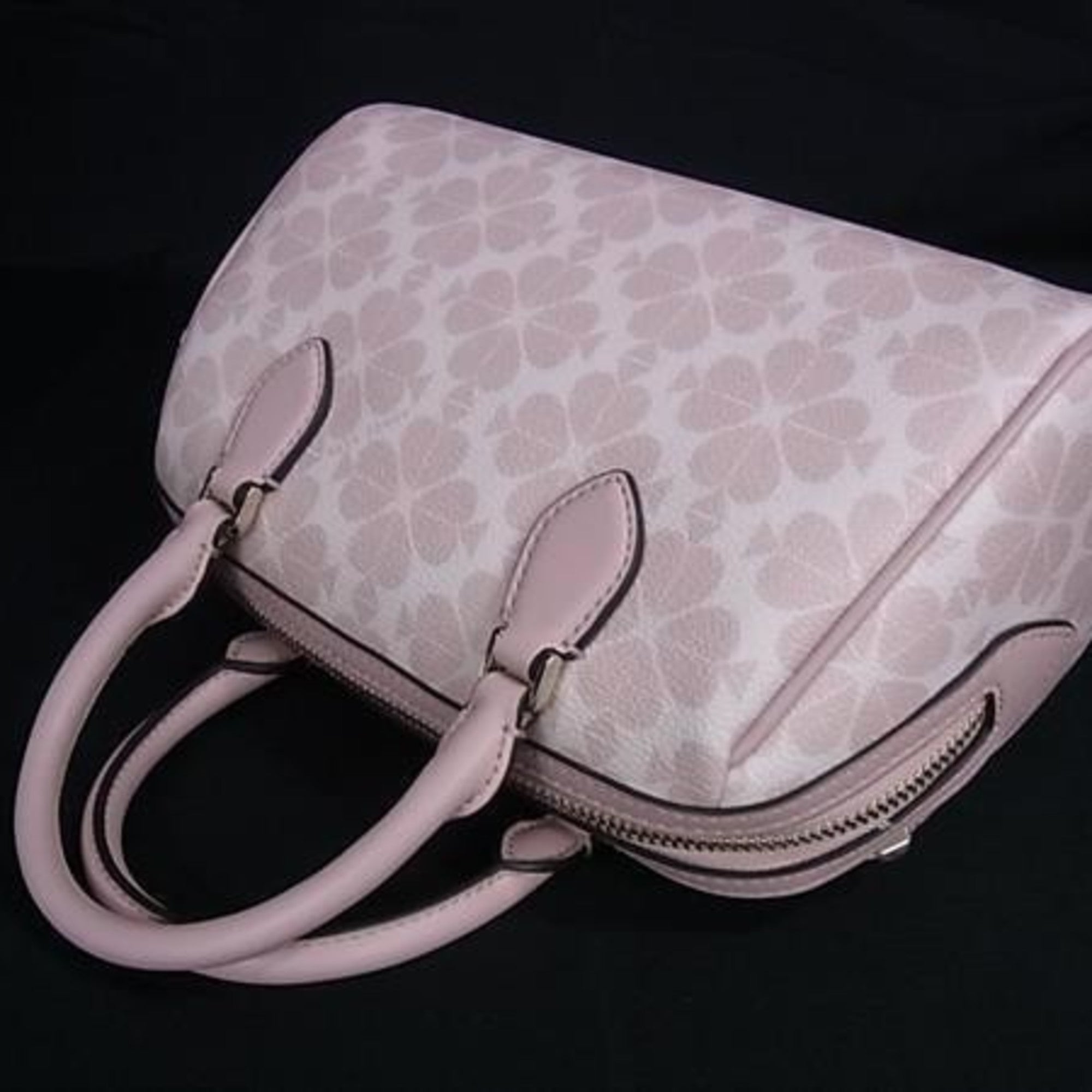 Kate Spade Pink Pvc Leather Handbag Shoulder Bag (Pre-Owned)