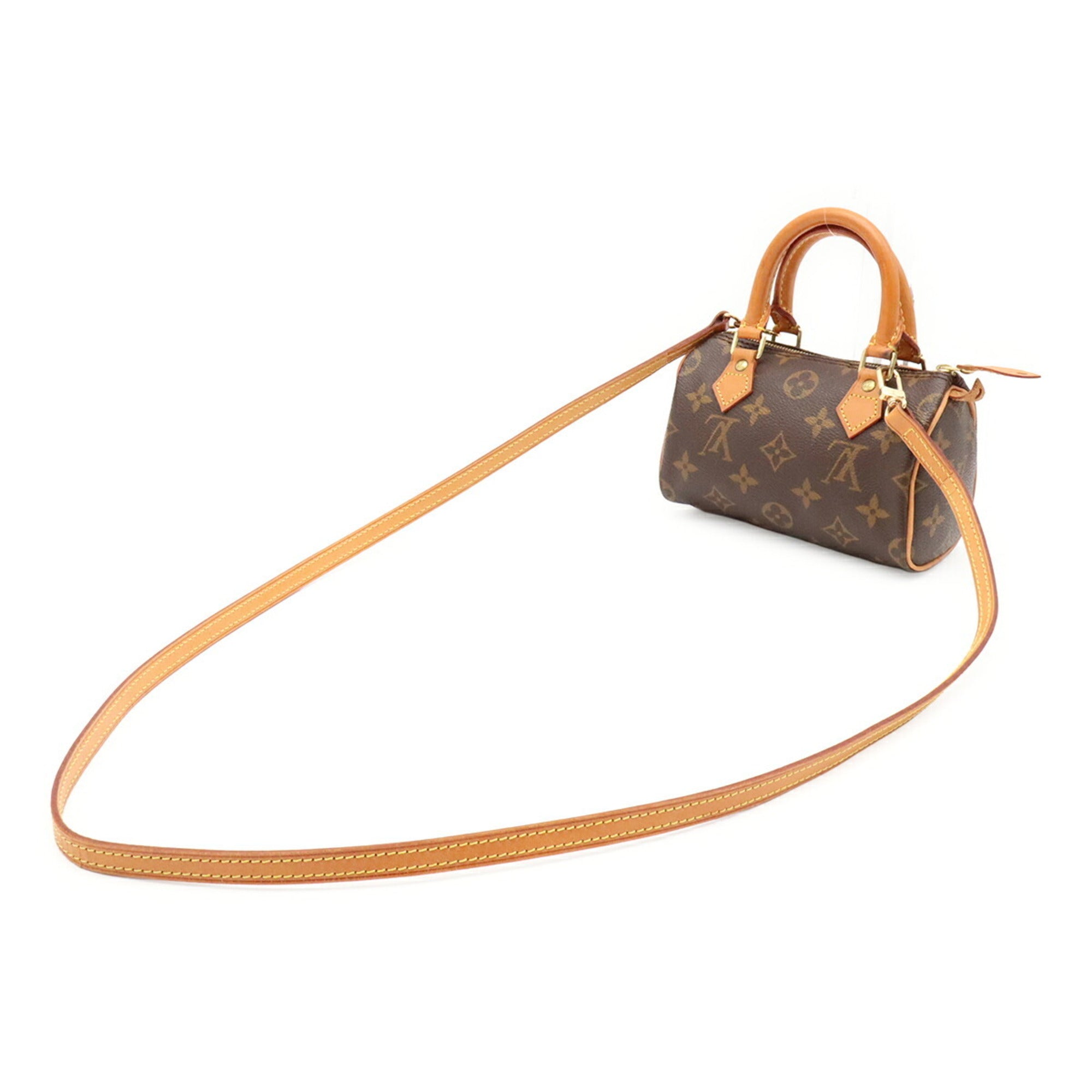 Louis Vuitton Brown Monogram Monogram Mini Handbag Pouch Shoulder Bag (Pre-Owned)