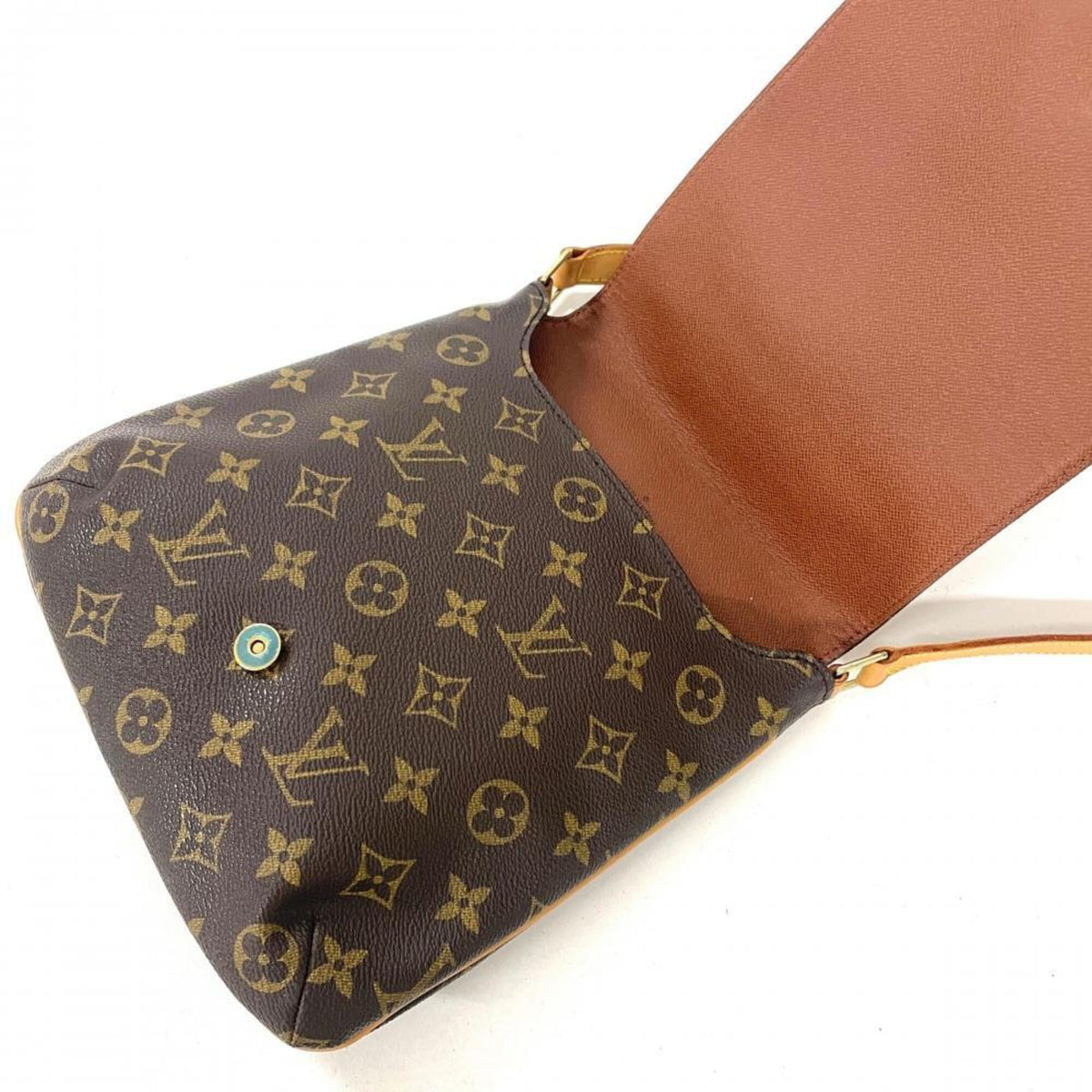 Louis Vuitton Brown Monogram Canvas Shoulder Bag (Pre-Owned)