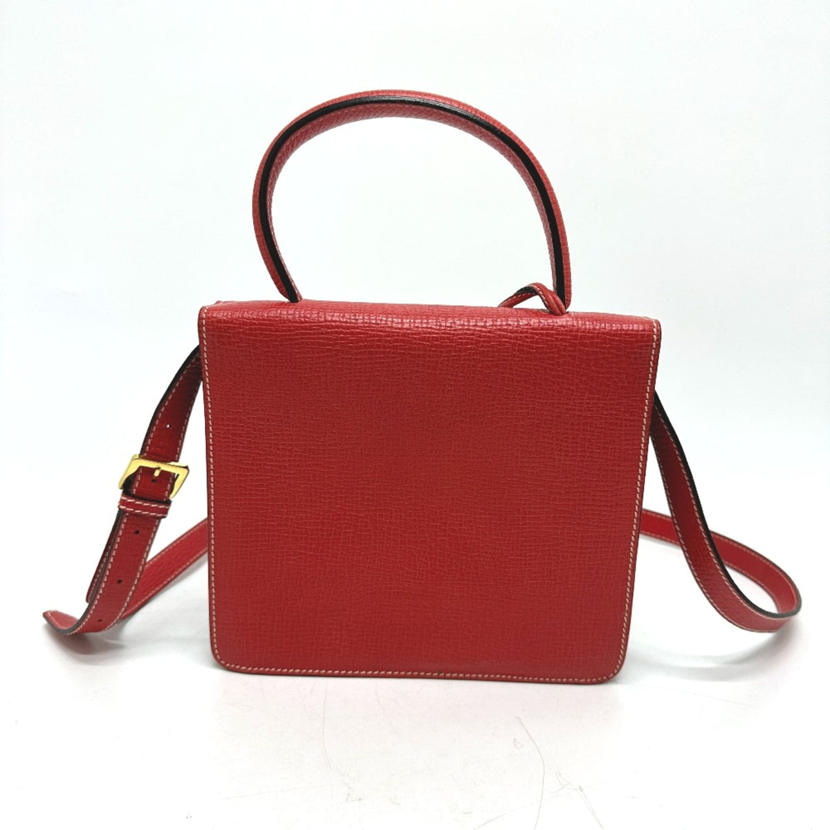 Loewe Red Leather Handbag (Pre-Owned)