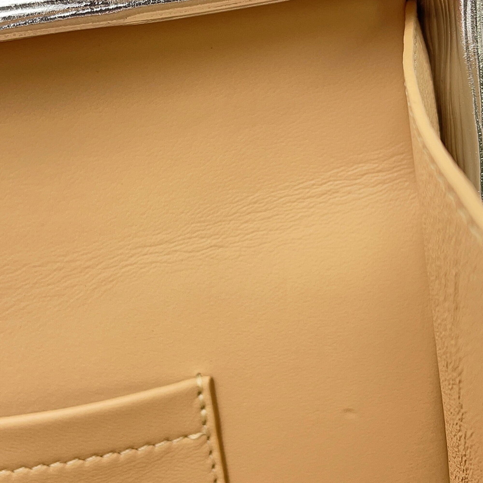 Louis Vuitton Gold Silver Clutch Bag Handbag Shoulder Bag (Pre-Owned)