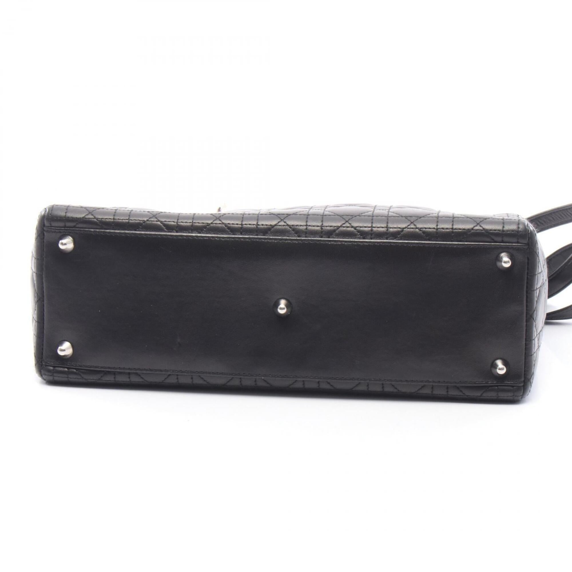 Christian Dior Black Leather Handbag (Pre-Owned)