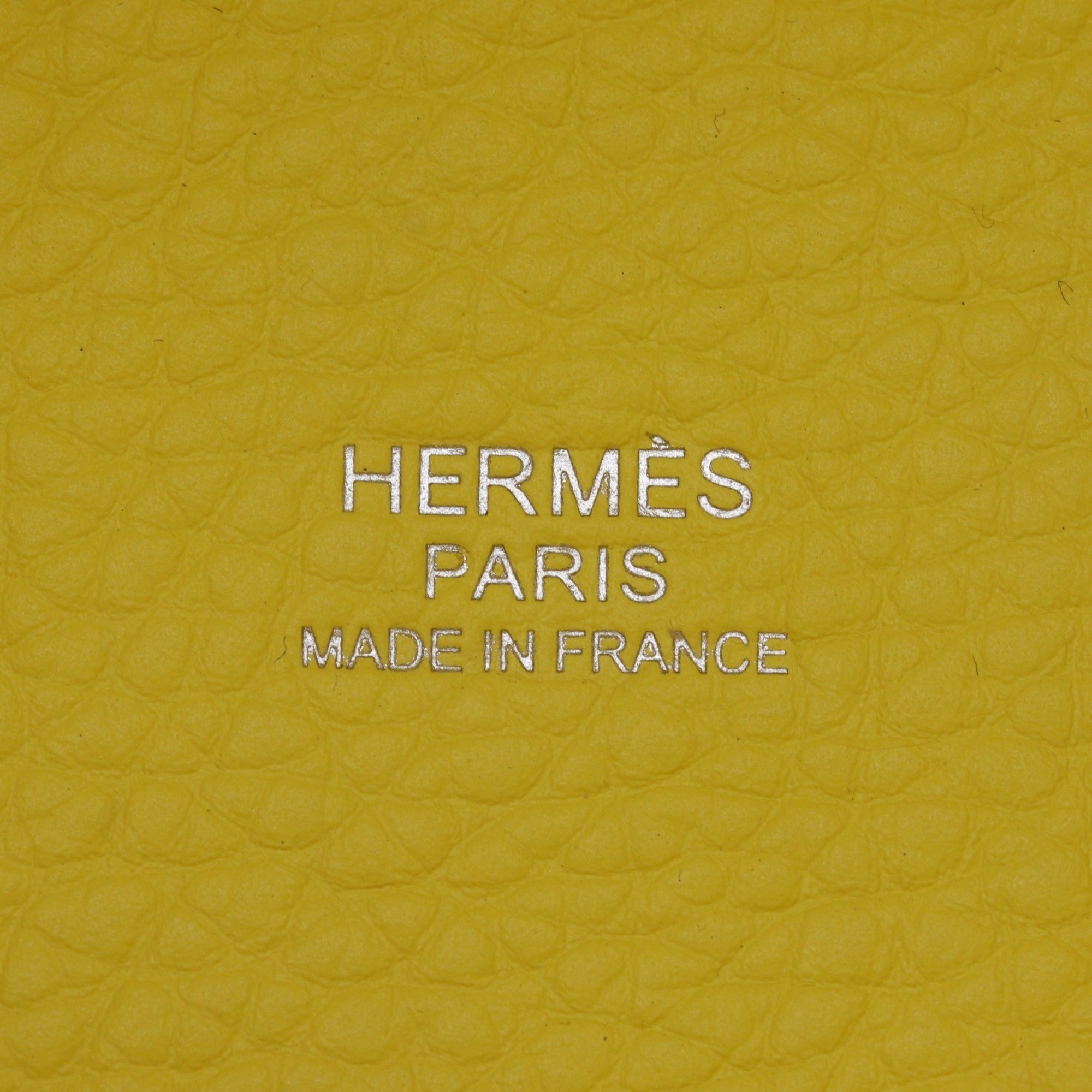 Hermes Taurillon Clemence Leather Handbag (Pre-Owned)