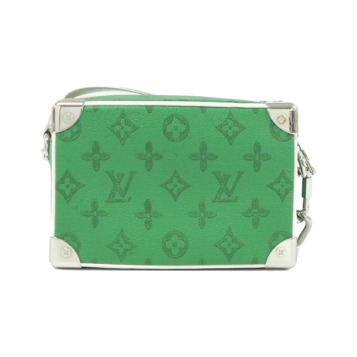 Louis Vuitton Green Vert Coated Canvas Shoulder Bag (Pre-Owned)