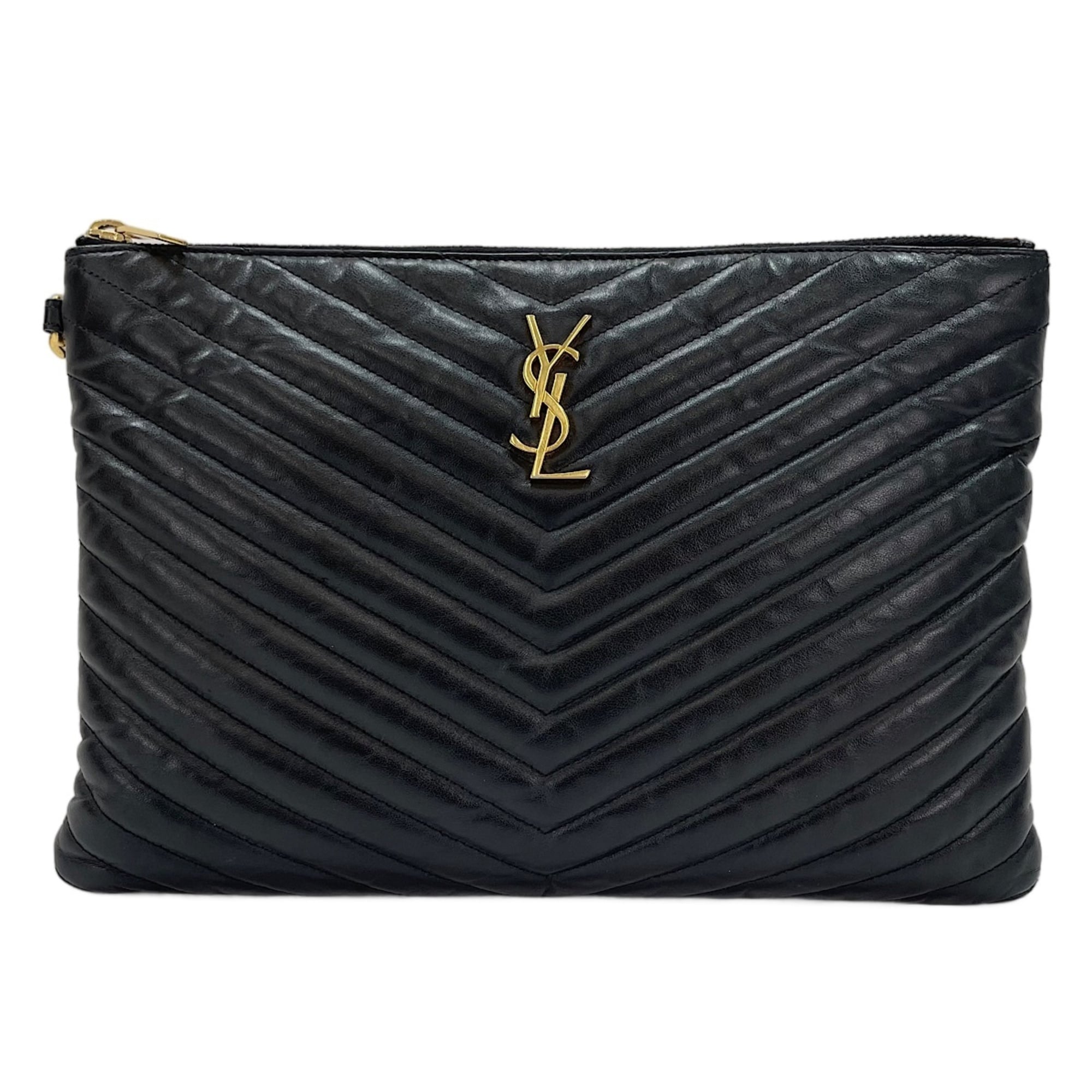 Yves Saint Laurent Black Clutch Bag (Pre-Owned)