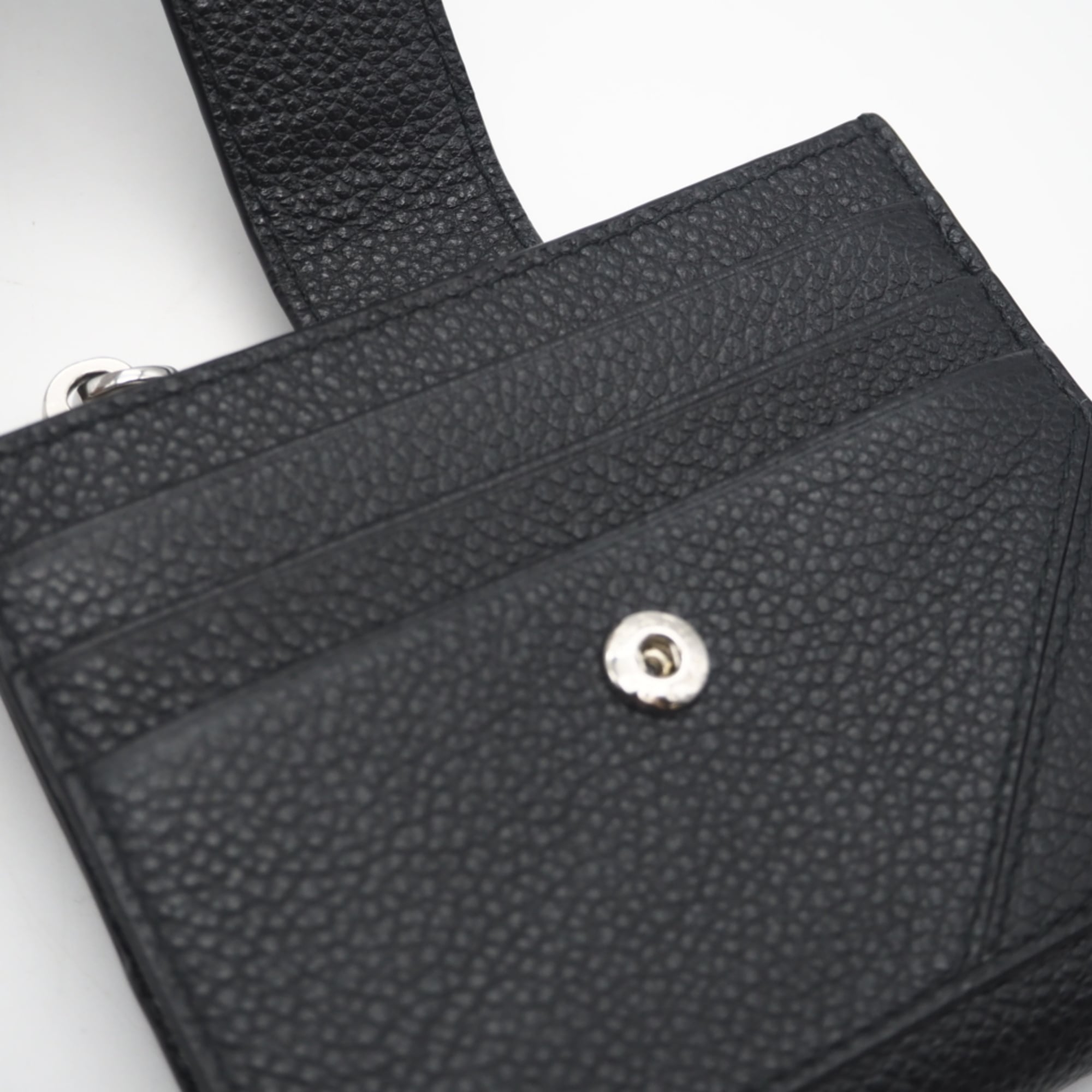 Prada Black Leather Wallet (Bi-Fold) (Pre-Owned)