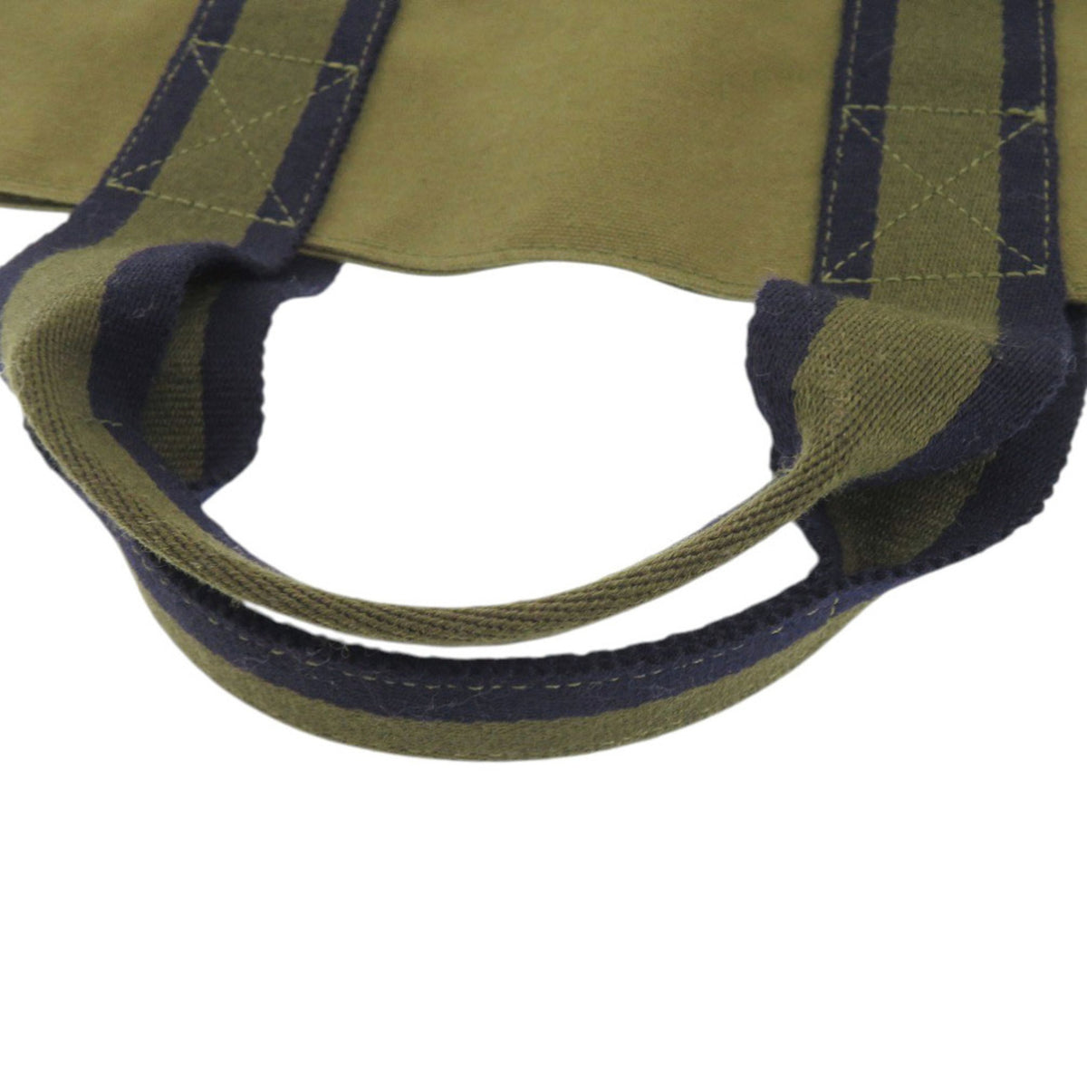 Hermes Khaki Cotton Tote Bag (Pre-Owned)