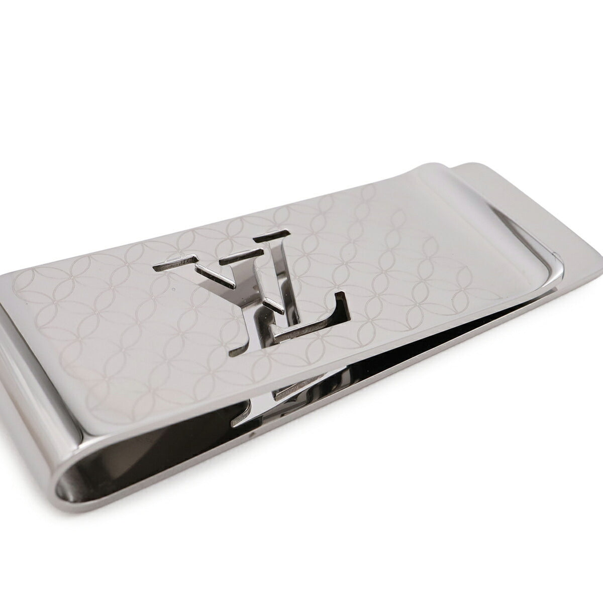 Louis Vuitton Silver Stainless Steel Money Clip (Pre-Owned)