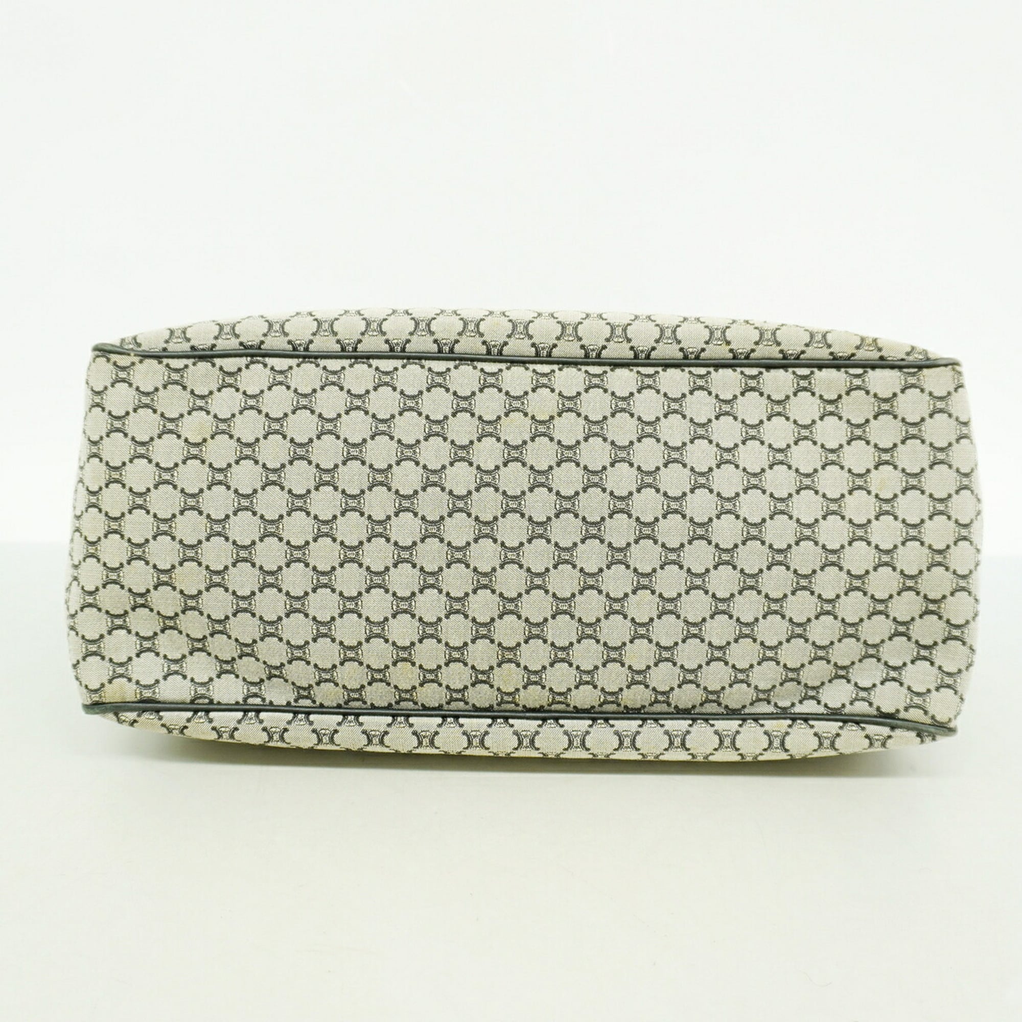 Celine Black Gray Canvas Handbag (Pre-Owned)