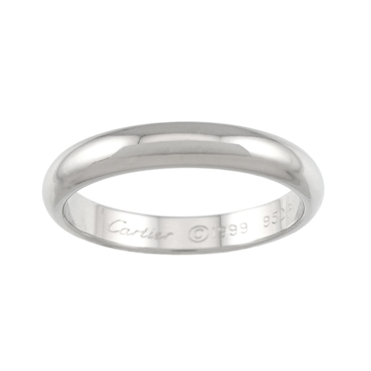 Cartier Platinum 950 Band Ring (Pre-Owned)