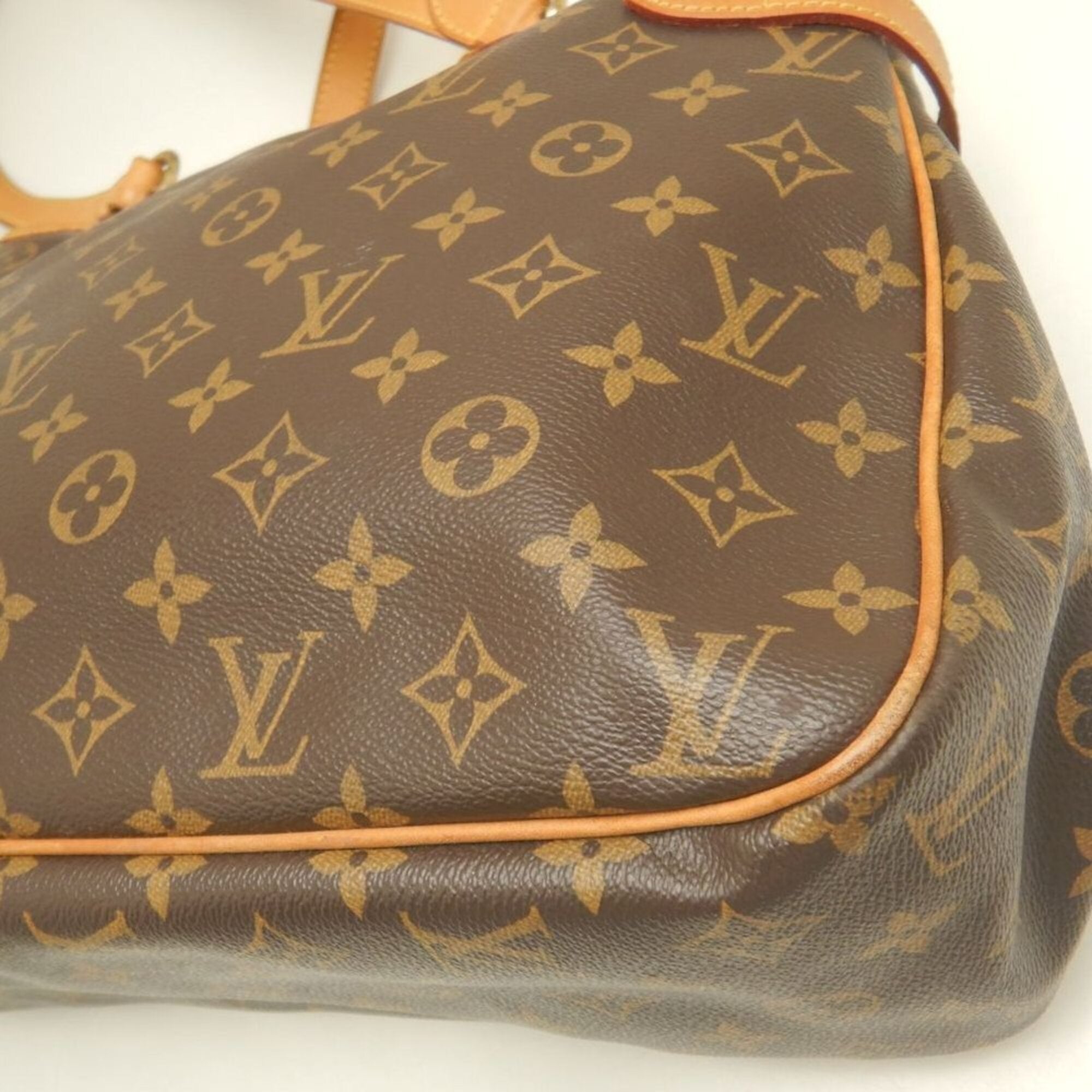 Louis Vuitton Brown Monogram Canvas Tote Bag (Pre-Owned)