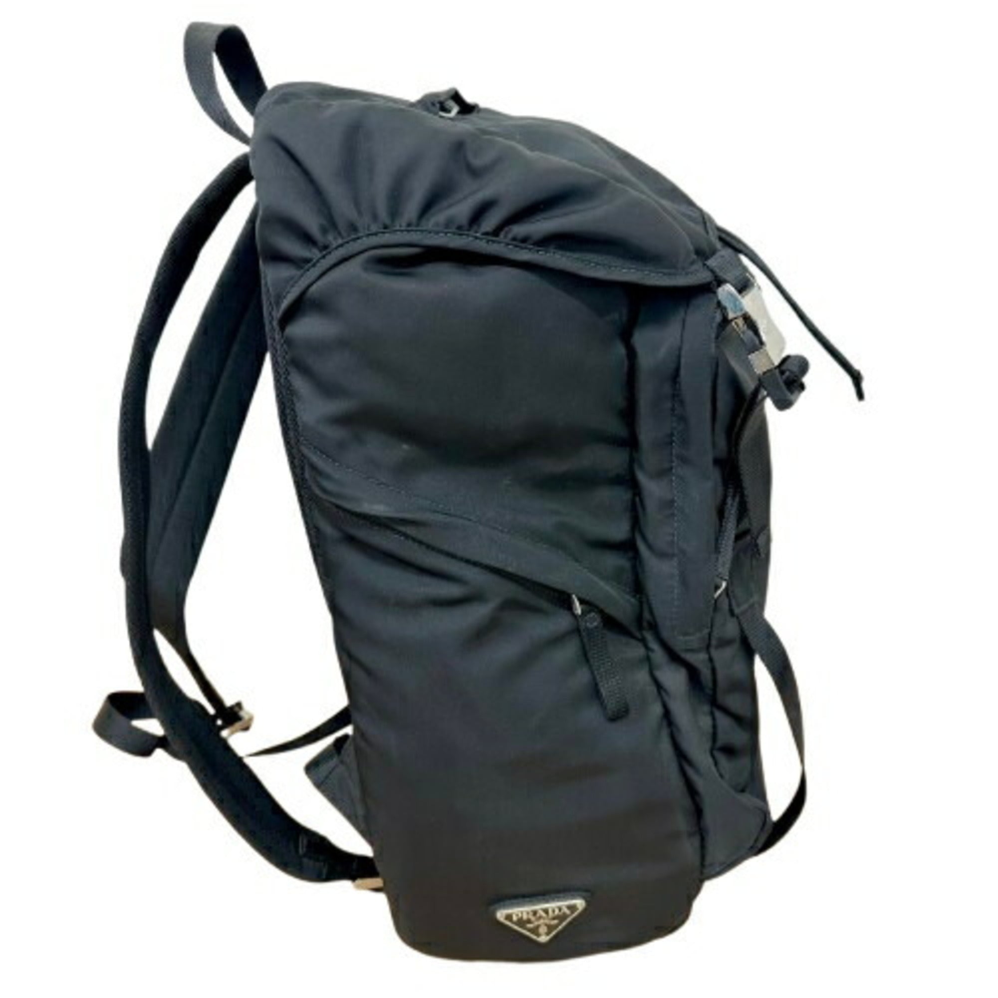 Prada Black Nylon Backpack (Pre-Owned)