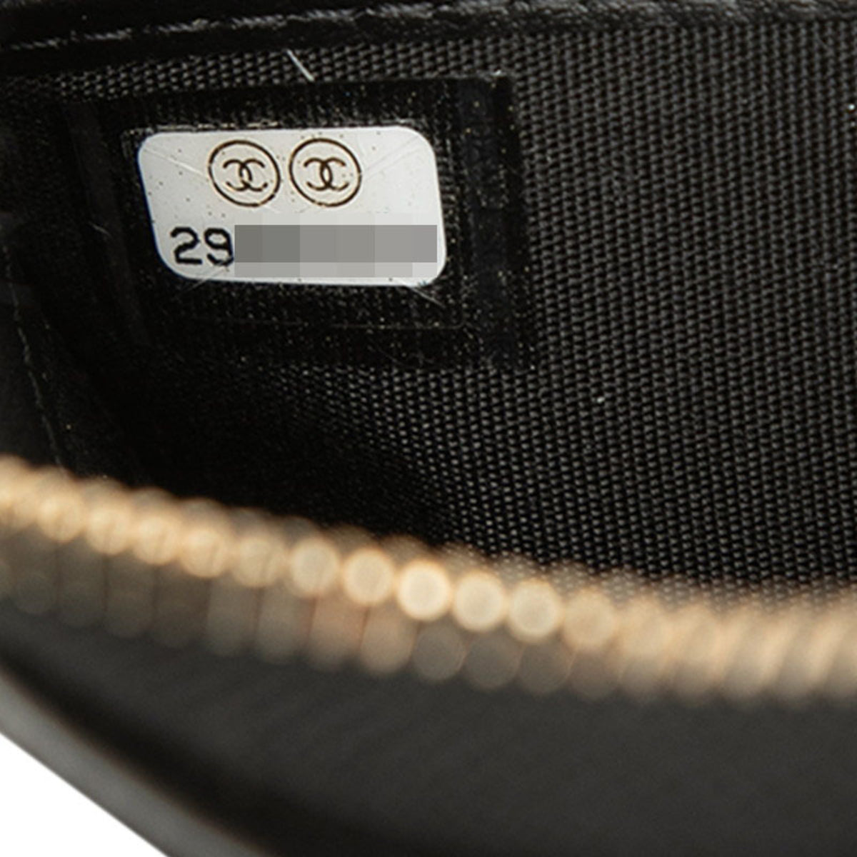Chanel Black Leather Chain/Shoulder Wallet (Pre-Owned)