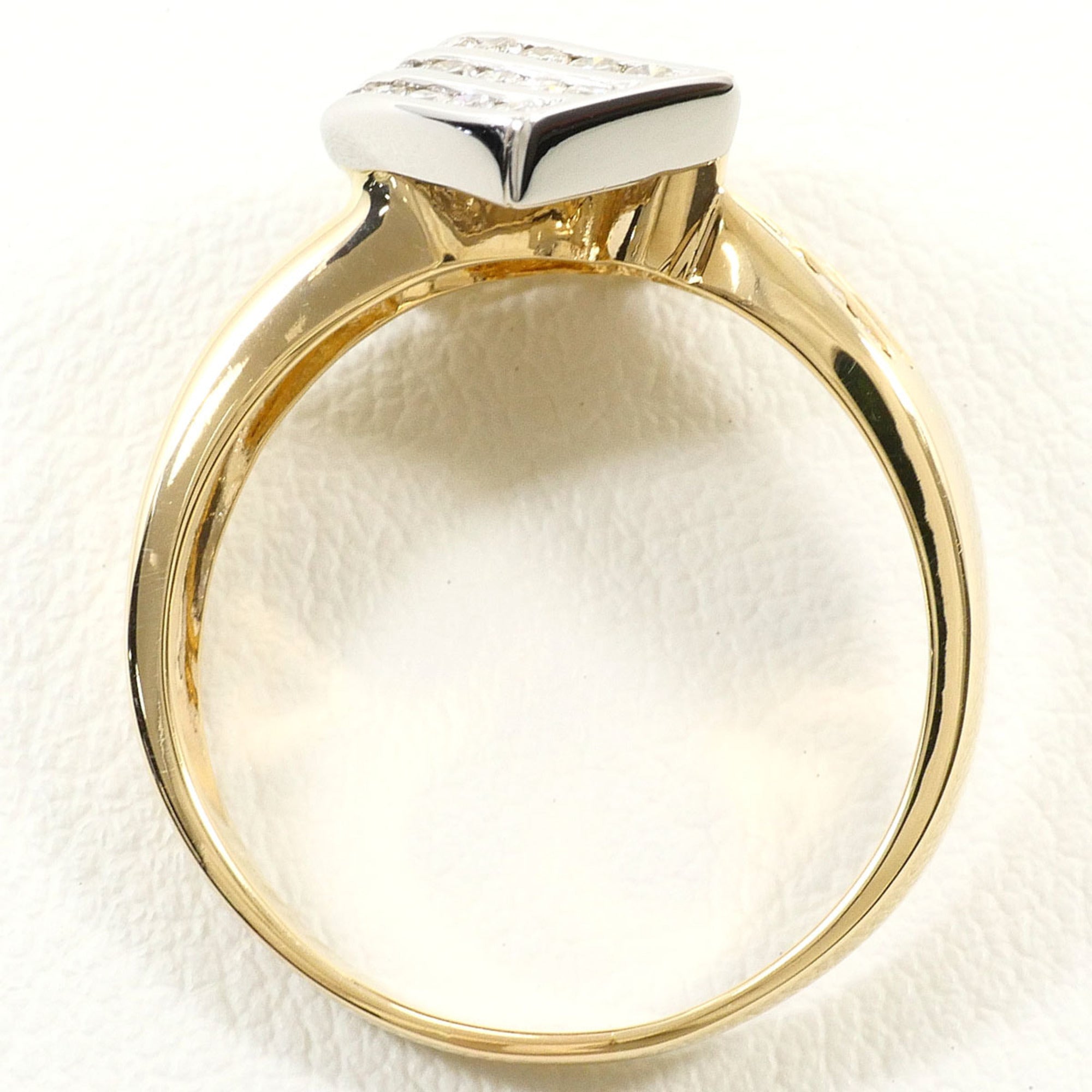 Unbranded Platinum Yellow Gold Yellow Gold (18K) Platinum 900 Band Ring (Pre-Owned)
