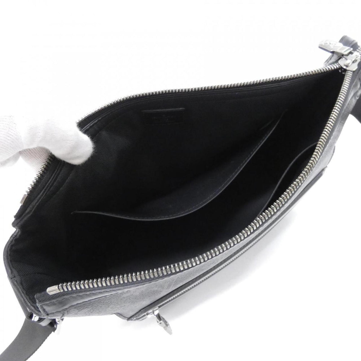 Louis Vuitton Black Coated Canvas Shoulder Bag (Pre-Owned)