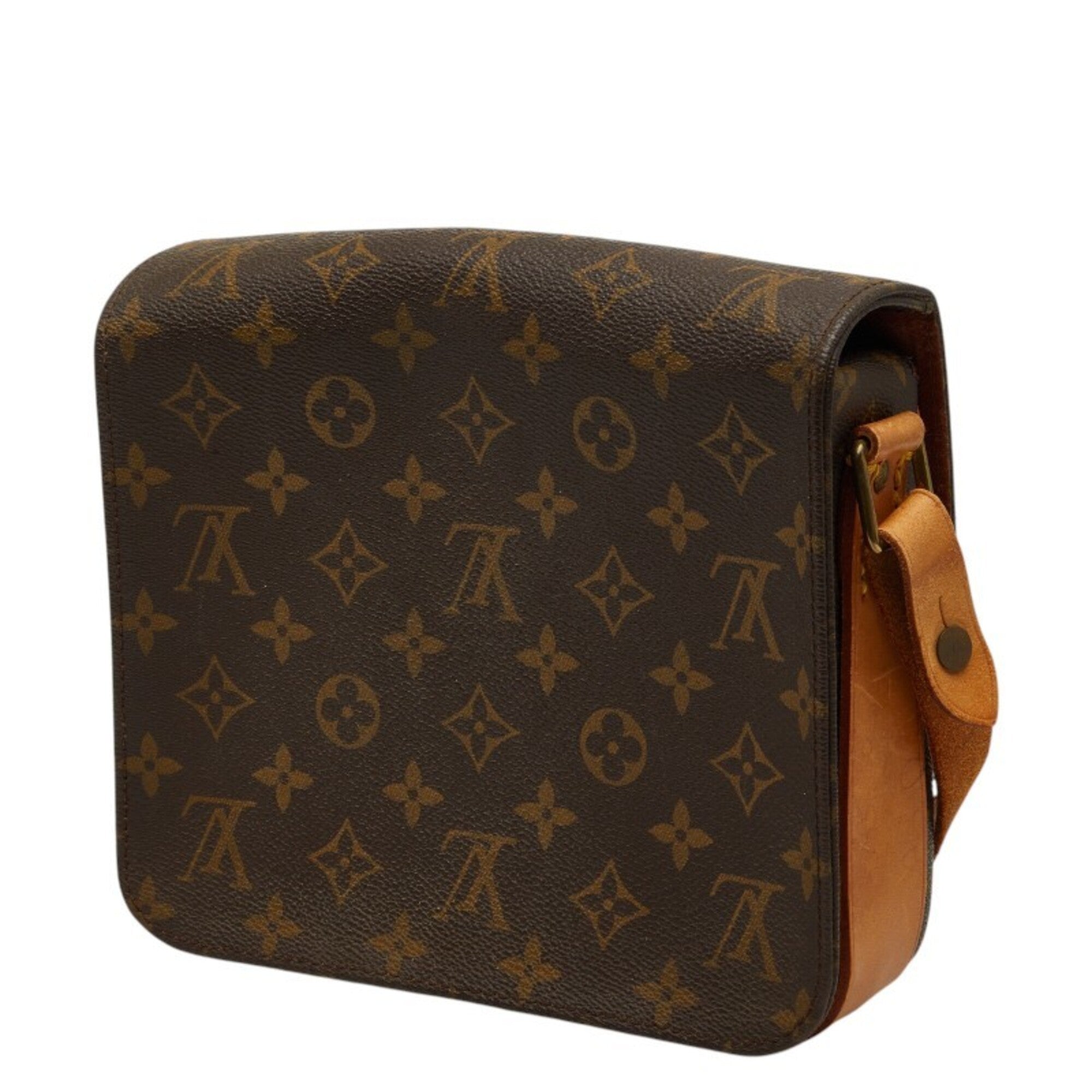 Louis Vuitton Monogram Brown Pvc Leather Shoulder Bag (Pre-Owned)
