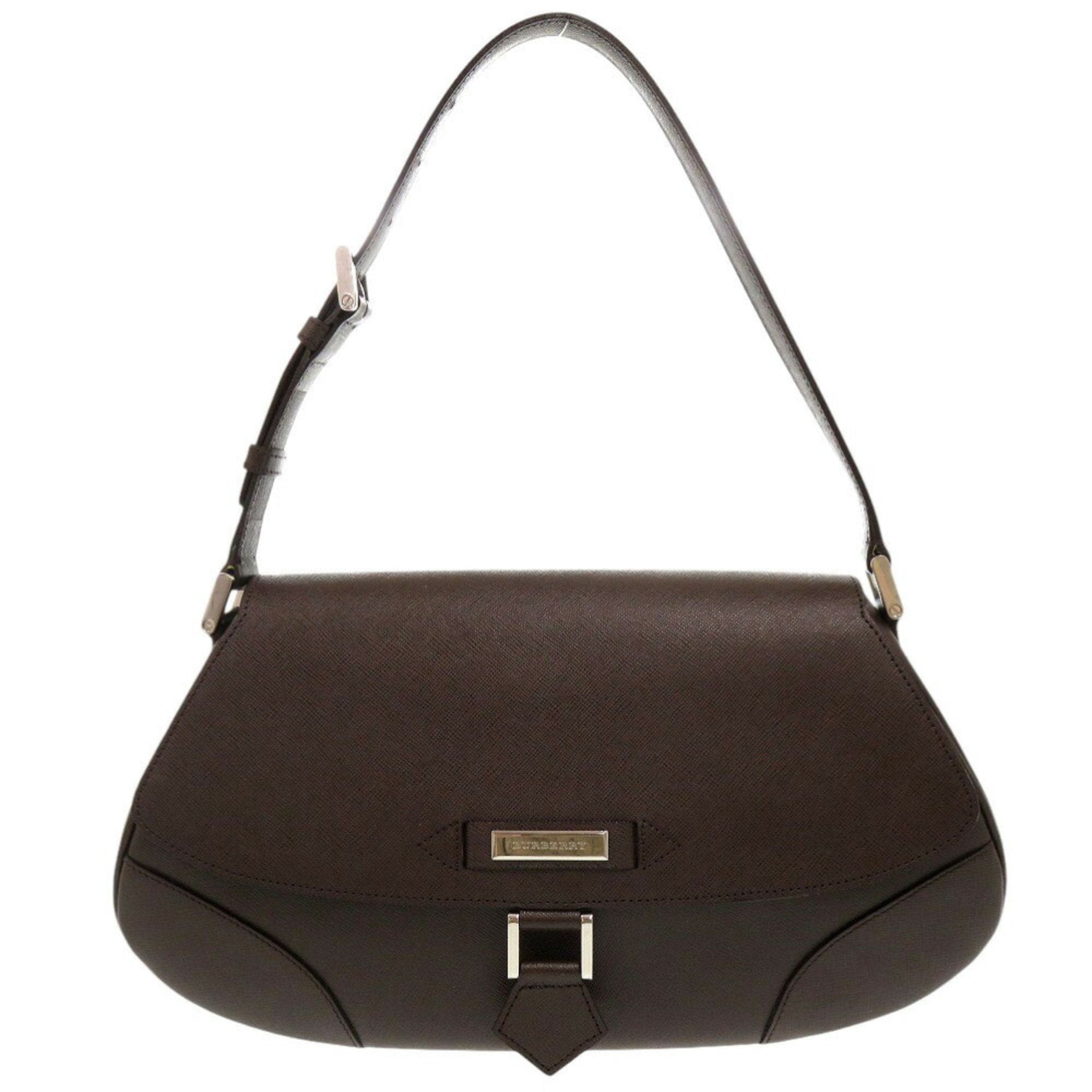 Burberry Brown Leather Handbag (Pre-Owned)