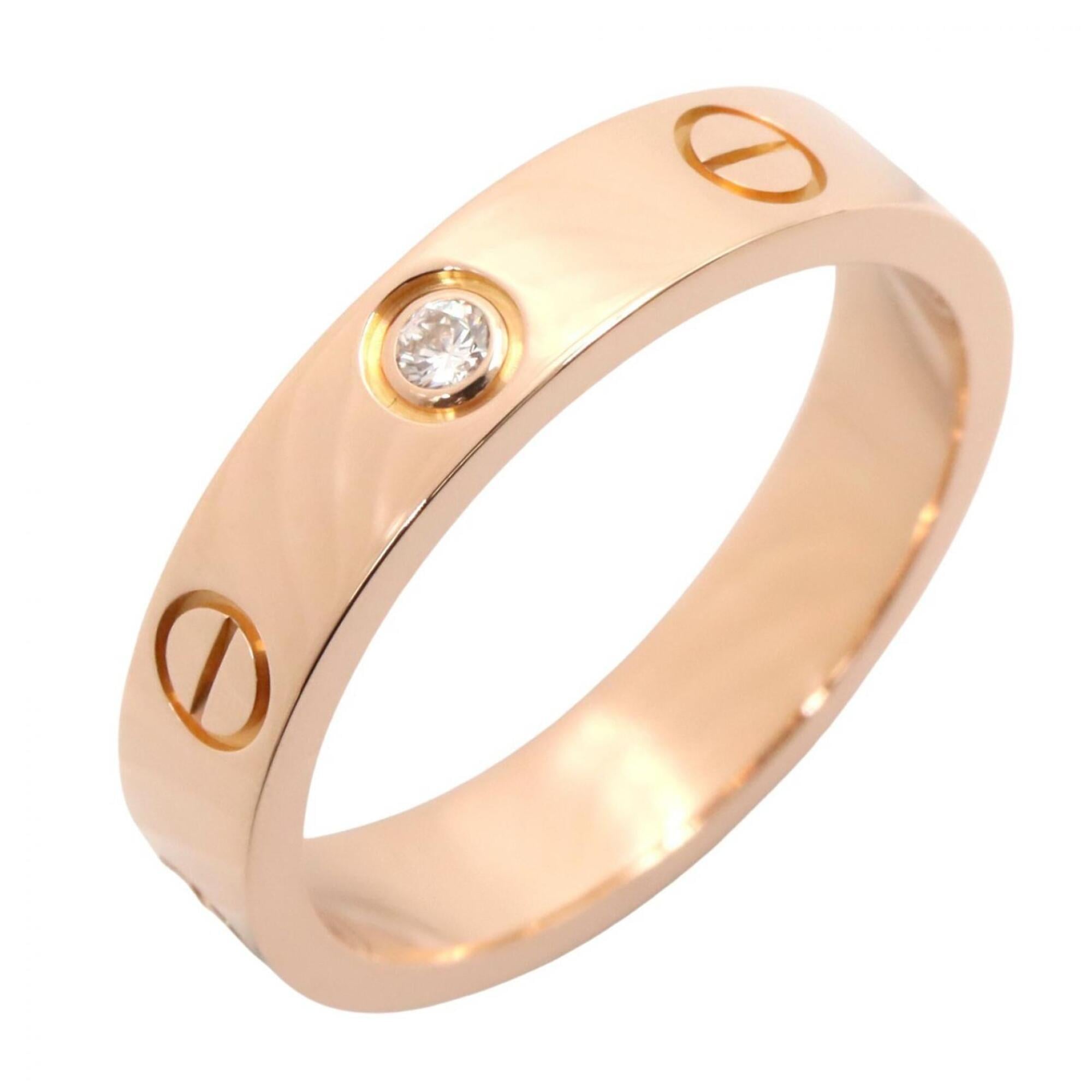 Cartier Gold Clear Pink Gold (18K) Band Ring (Pre-Owned)