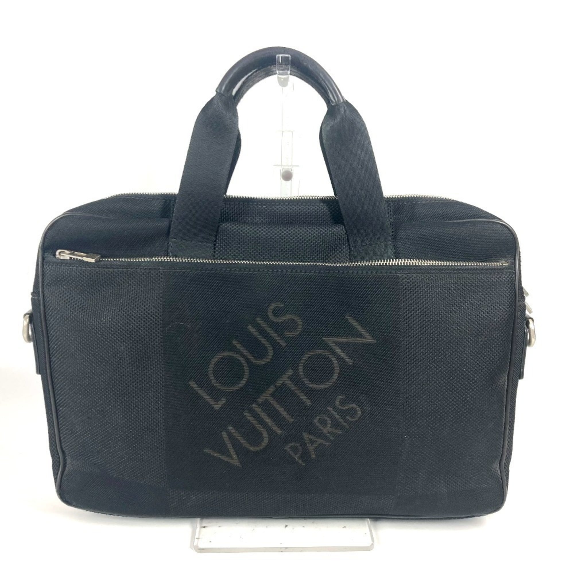 Louis Vuitton Black Noir Damier Geant Handbag Tote Bag (Pre-Owned)