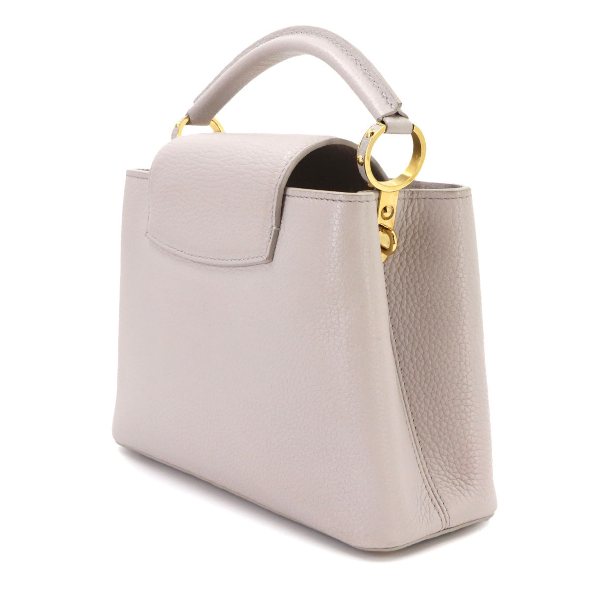 Louis Vuitton Capucines Leather Handbag (Pre-Owned)