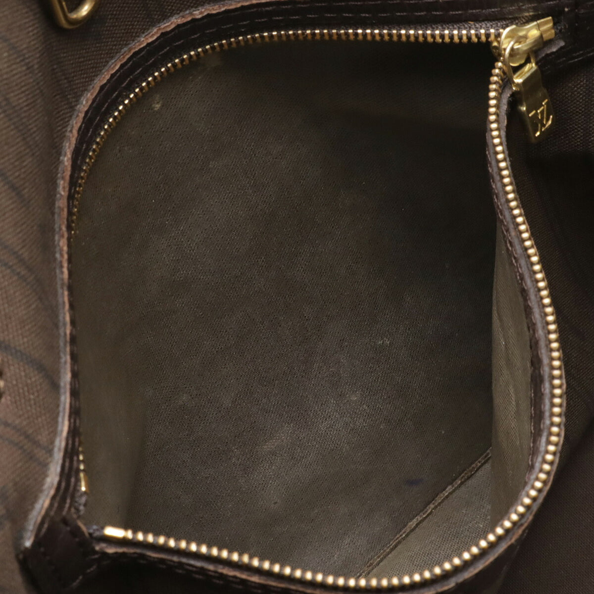 Louis Vuitton Fusain Canvas Leather Shoulder Bag Tote Bag (Pre-Owned)
