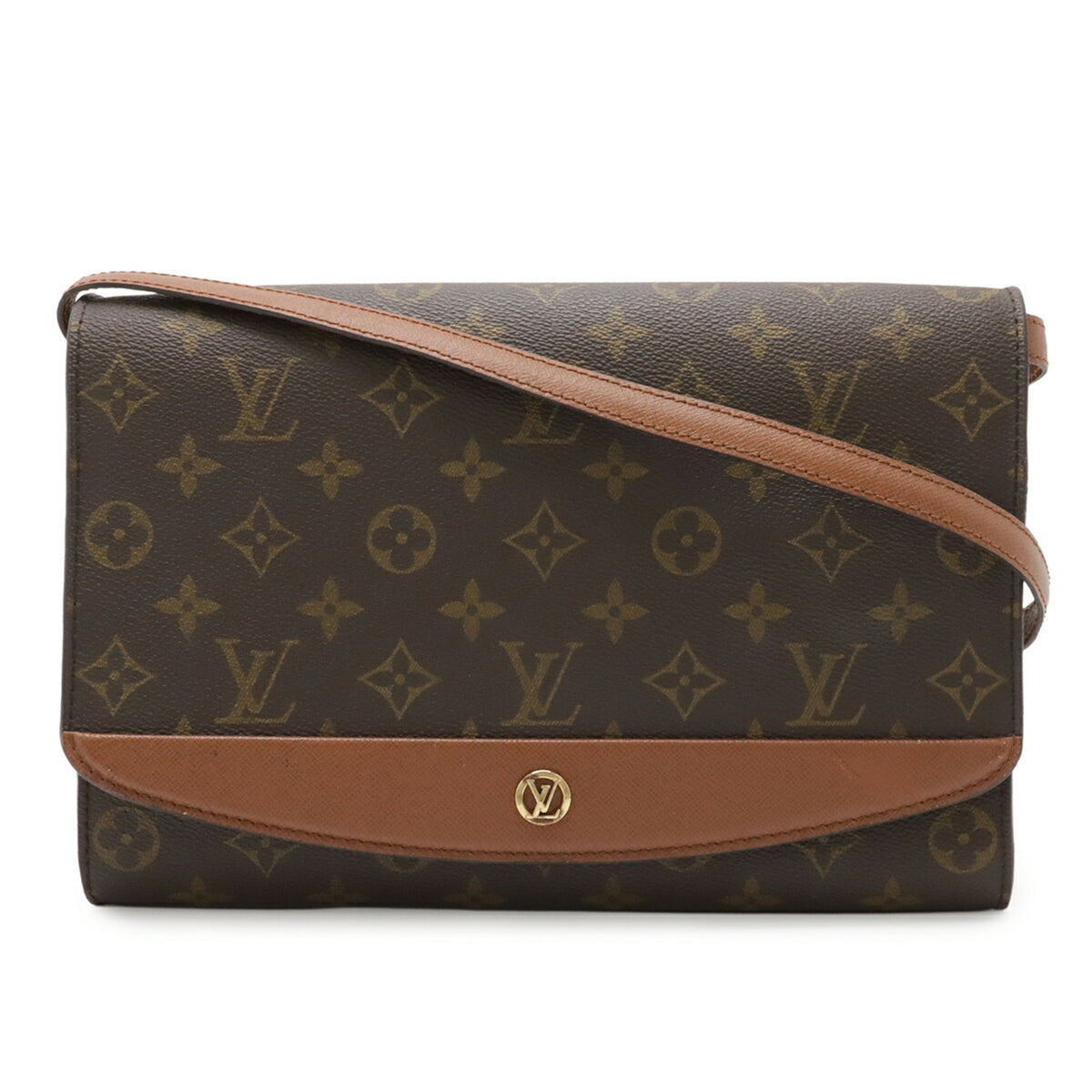 Louis Vuitton Bordeaux Brown Galle Monogram Monogram Clutch Bag Shoulder Bag (Pre-Owned)