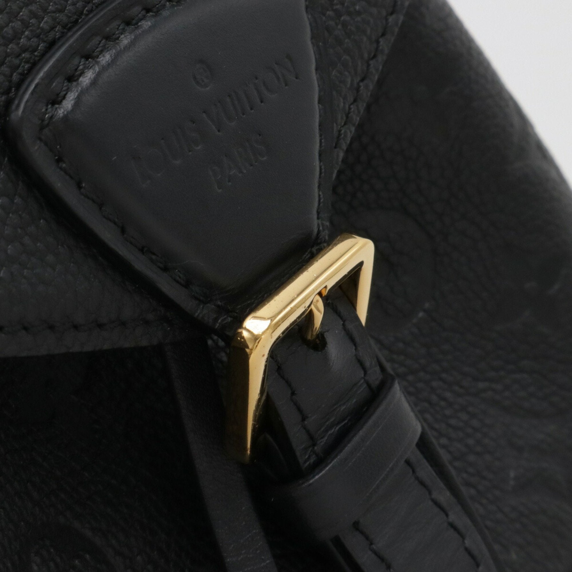 Louis Vuitton Black Noir Monogram Empreinte Leather Backpack (Pre-Owned)