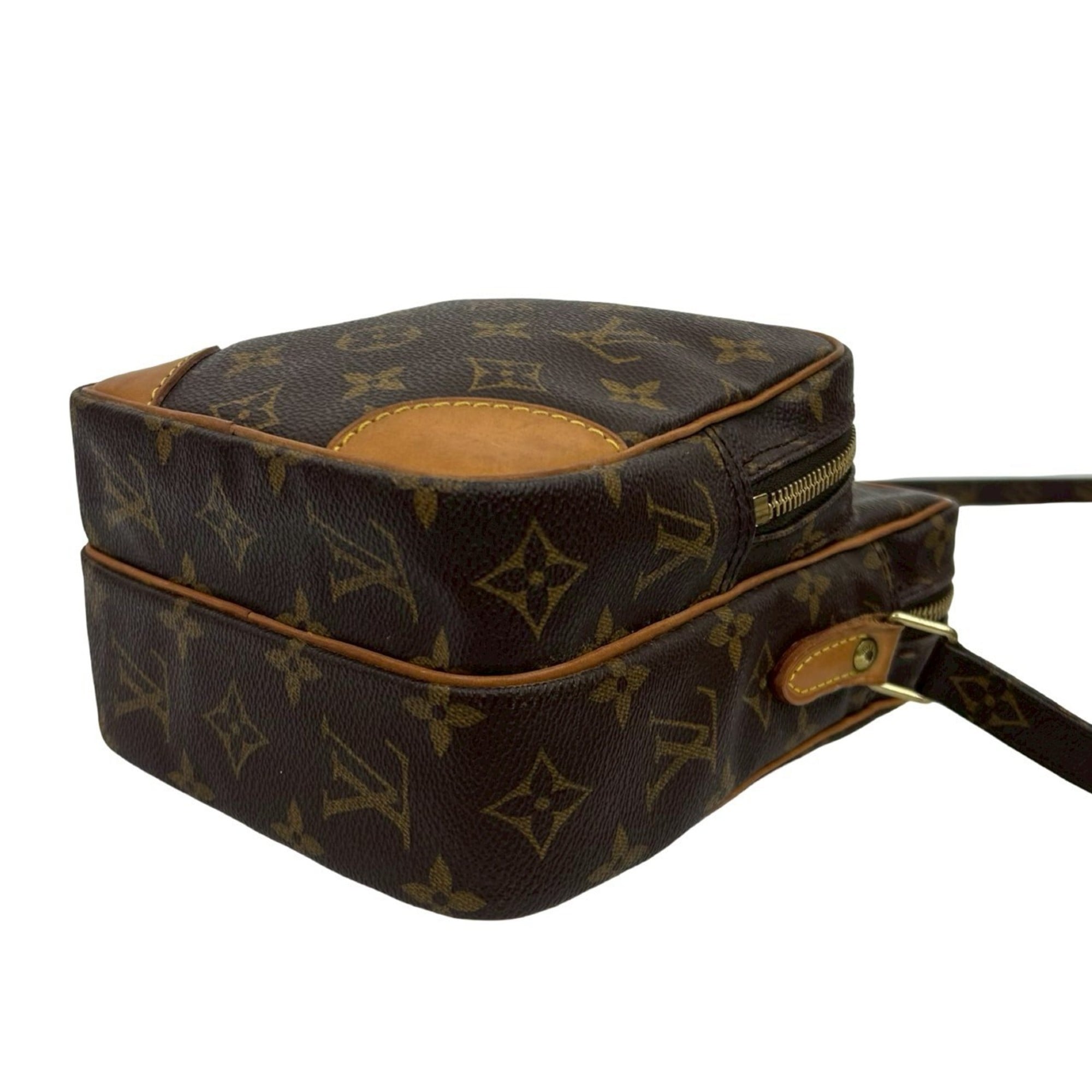 Louis Vuitton Brown Leather Pvc Pochette Shoulder Bag (Pre-Owned)