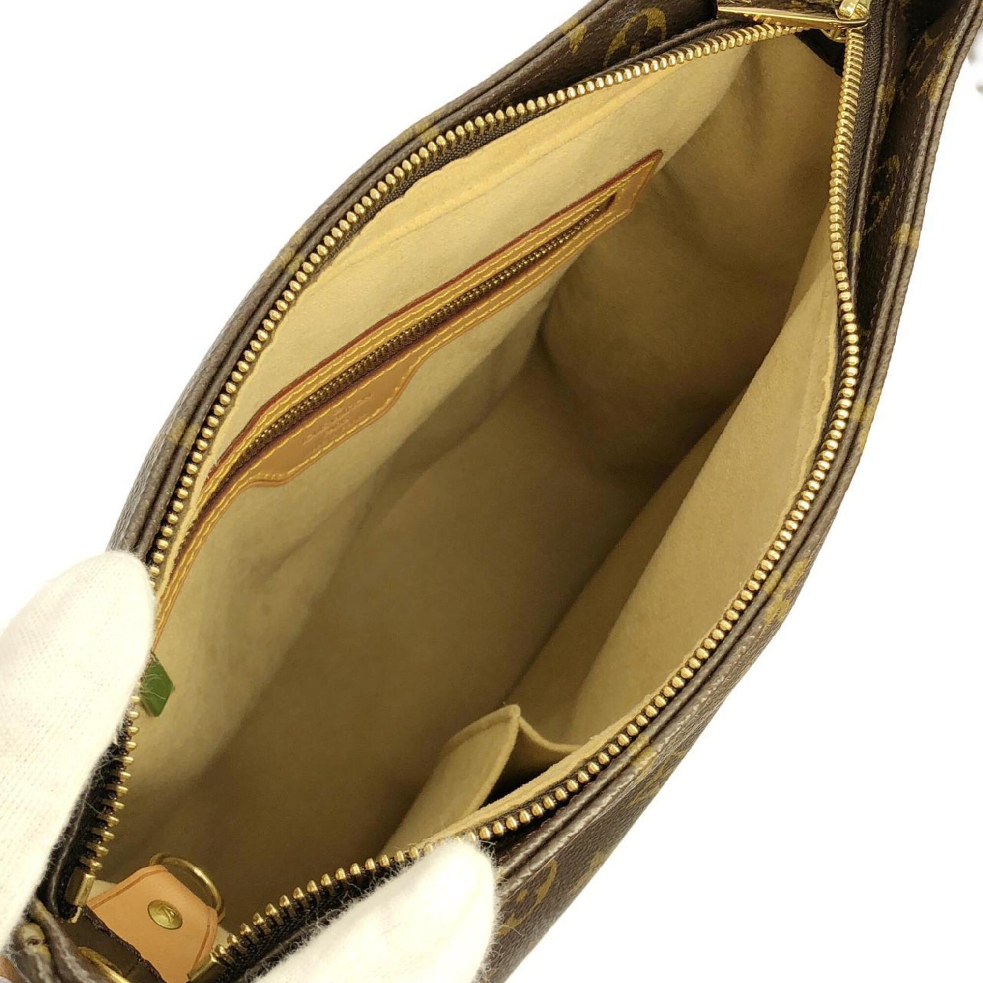 Louis Vuitton Brown Coated Canvas Shoulder Bag (Pre-Owned)