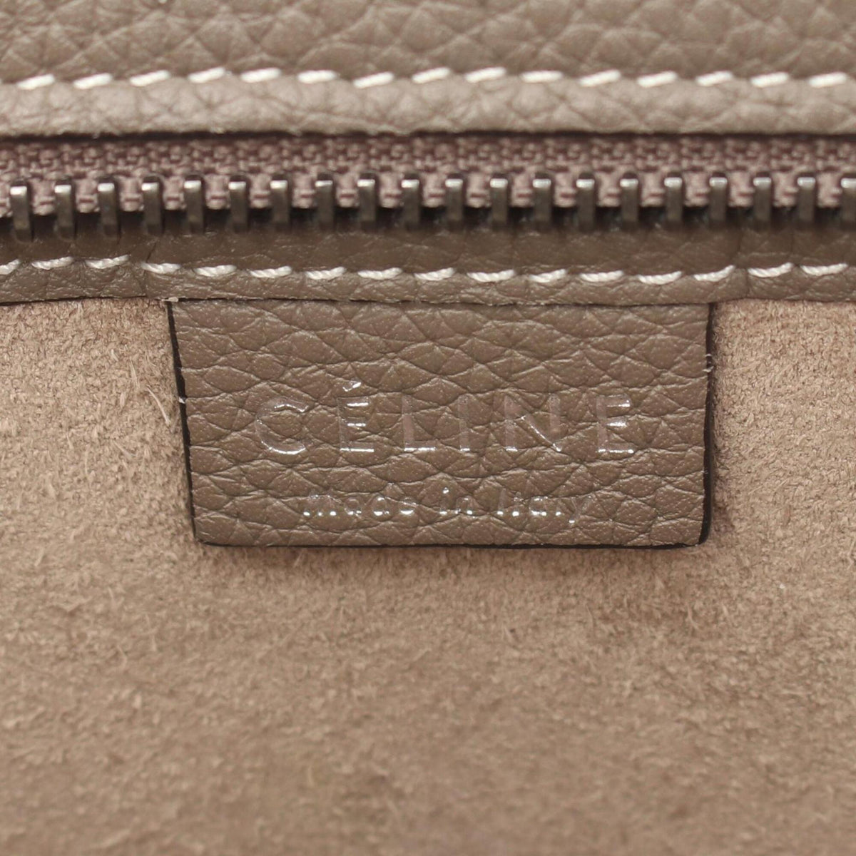 Celine Gray Leather Handbag (Pre-Owned)