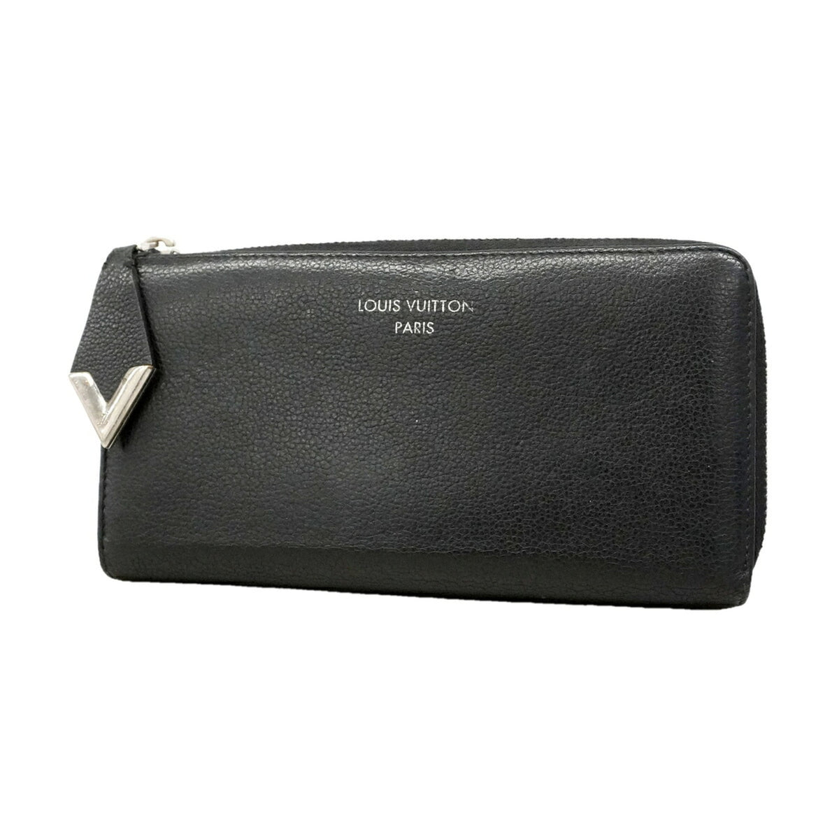 Louis Vuitton Noir Long Wallet (Bi-Fold) (Pre-Owned)