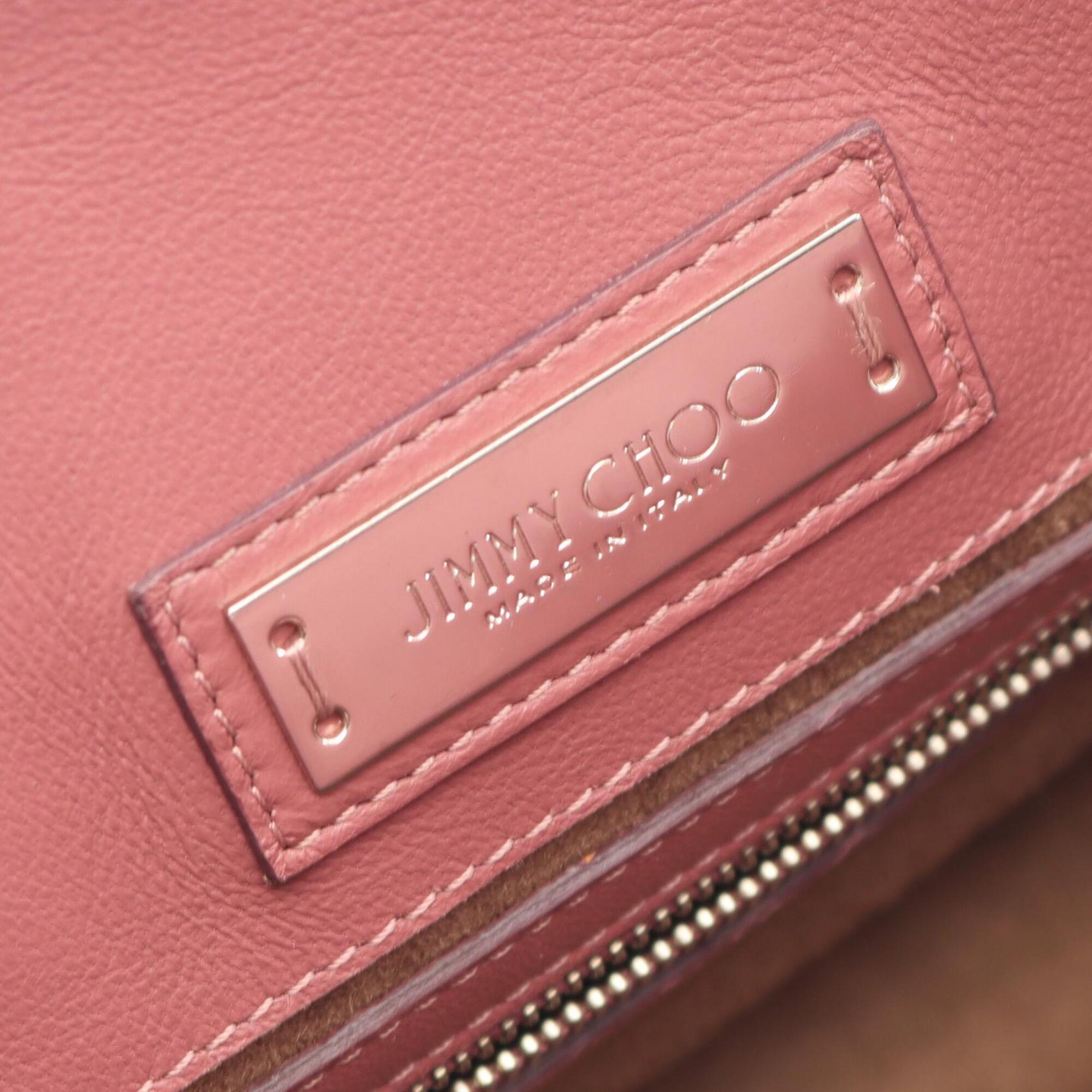 Jimmy Choo Pink Leather Handbag (Pre-Owned)