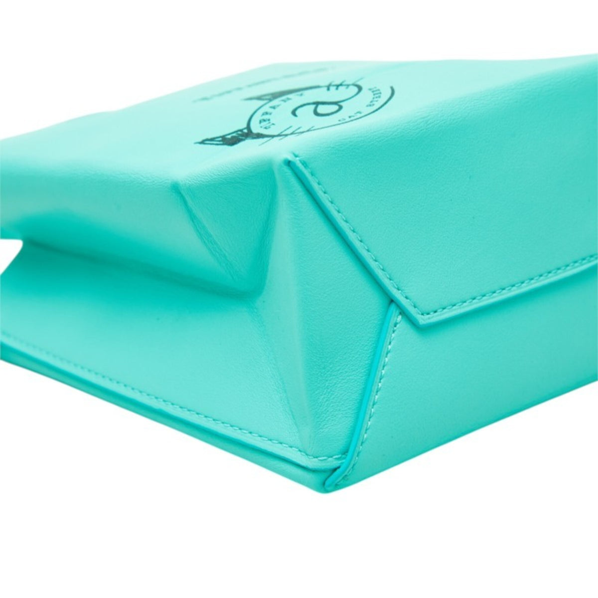 Tiffany Blue Leather Shoulder Bag (Pre-Owned)