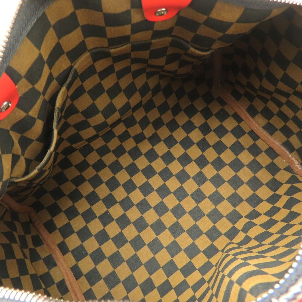 Louis Vuitton Damier Multi-Color Noir Damier Canvas Leather Handbag (Pre-Owned)