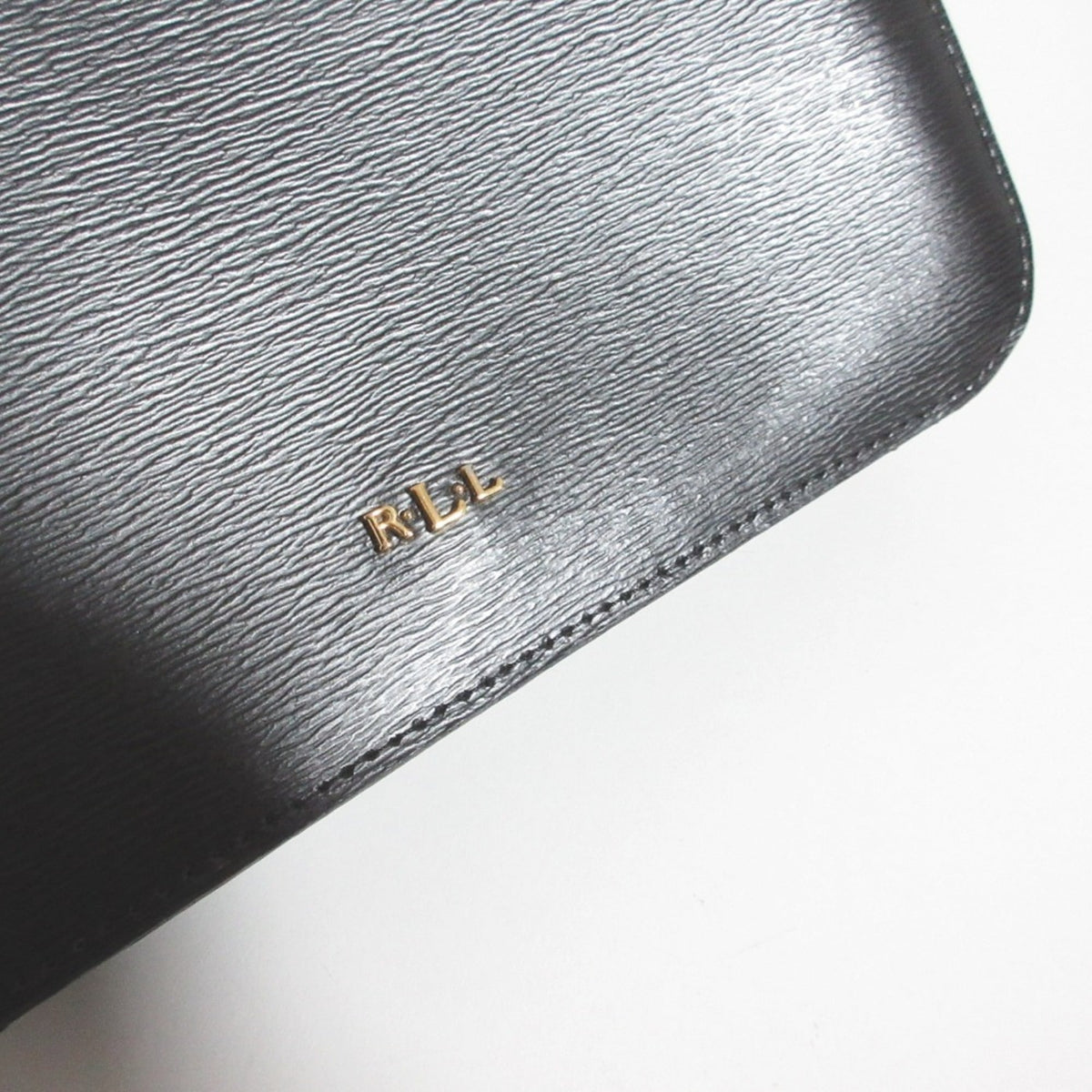 Ralph Lauren Black Leather Pochette Shoulder Bag (Pre-Owned)