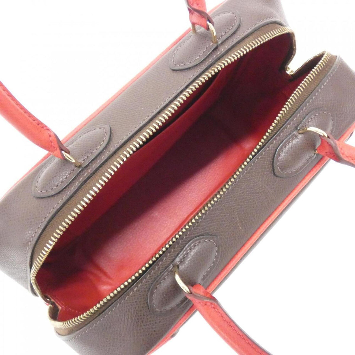 Hermes Chocolat Epsom Leather Handbag (Pre-Owned)