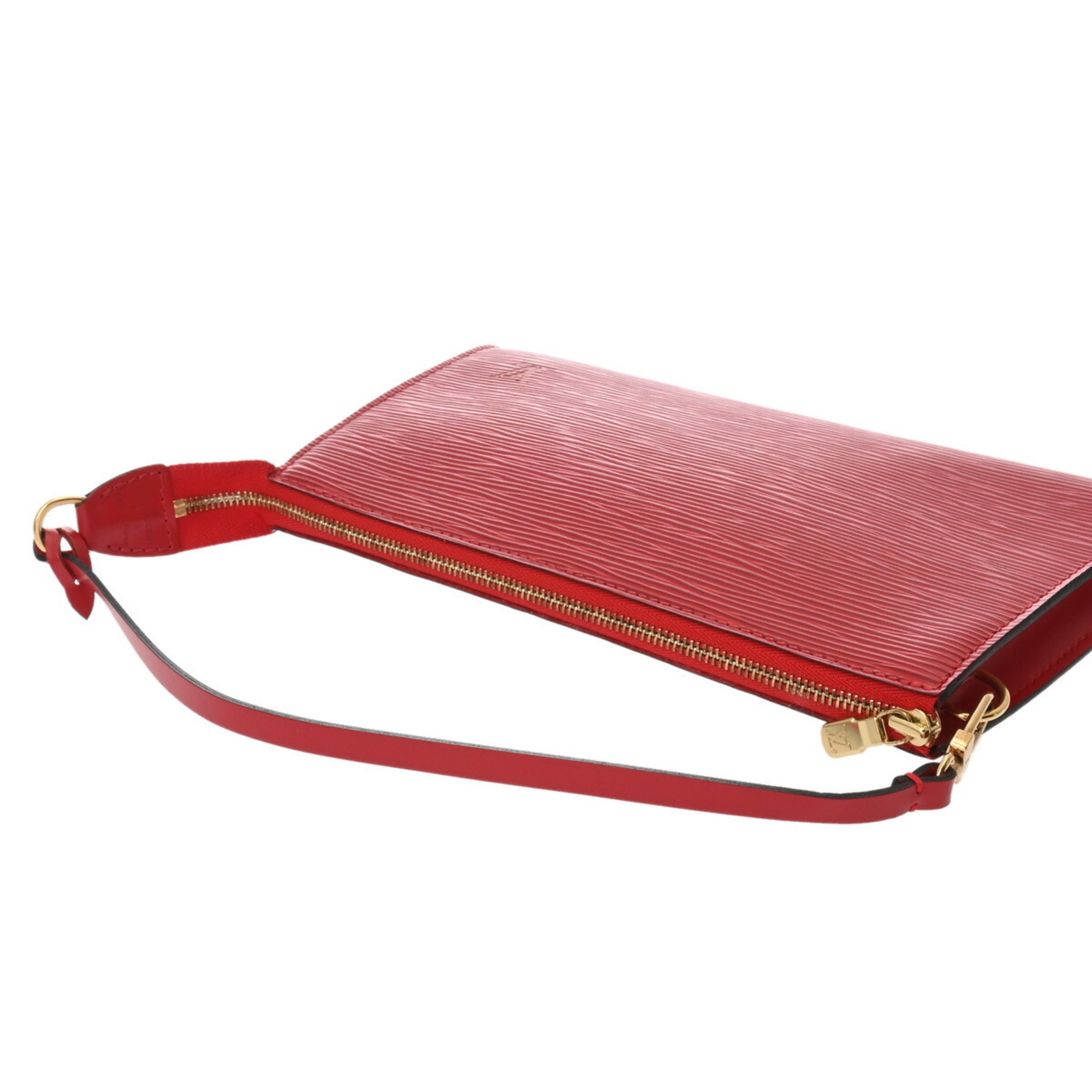 Louis Vuitton Castilian Red Epi Leather Pochette Pouch (Pre-Owned)