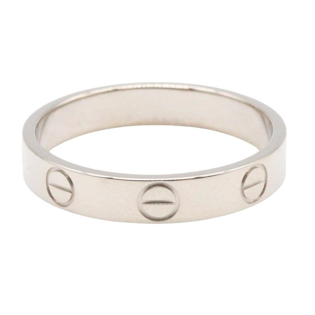 Cartier Silver White Gold (18K) Band Ring (Pre-Owned)