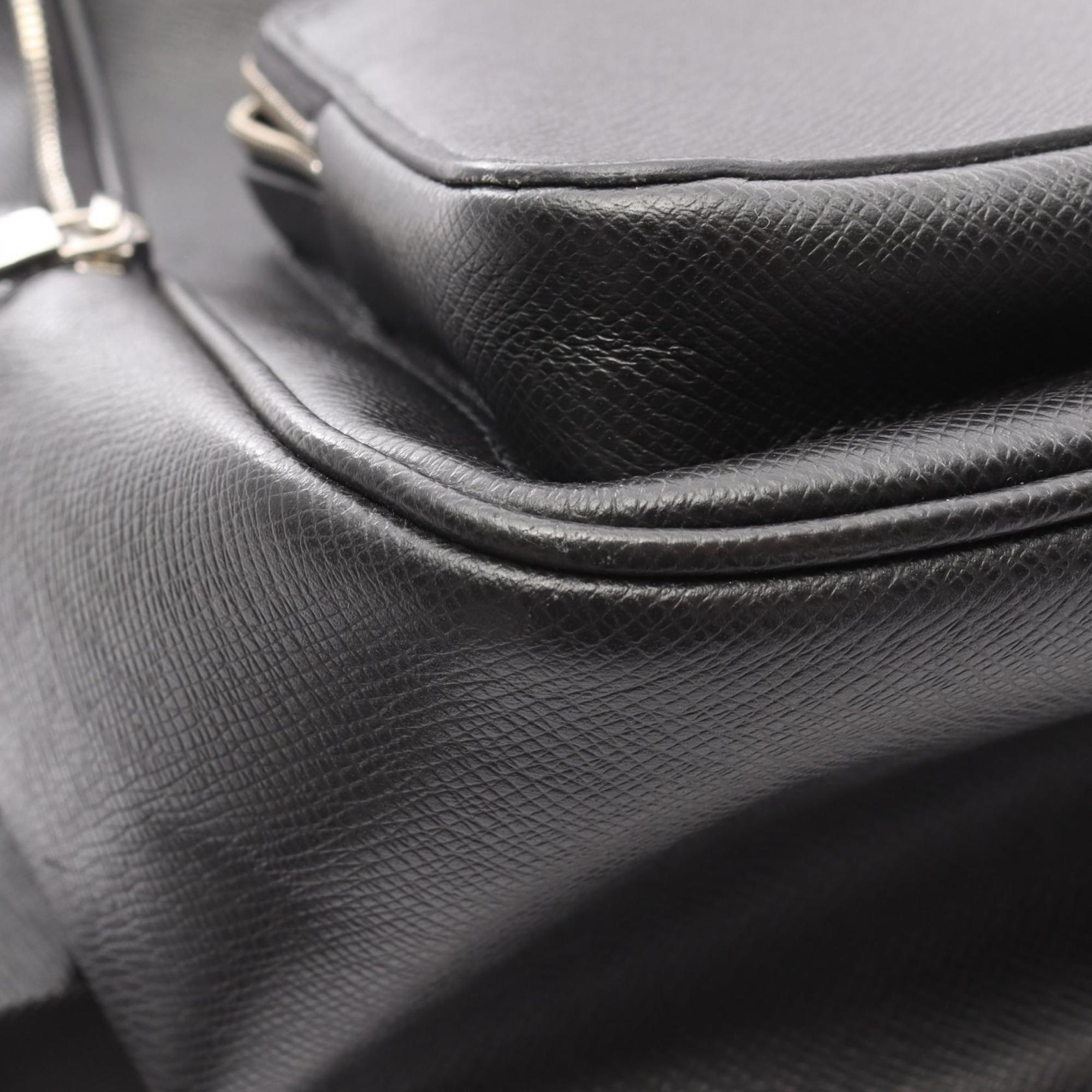 Louis Vuitton Black Noir Taiga Leather Backpack (Pre-Owned)
