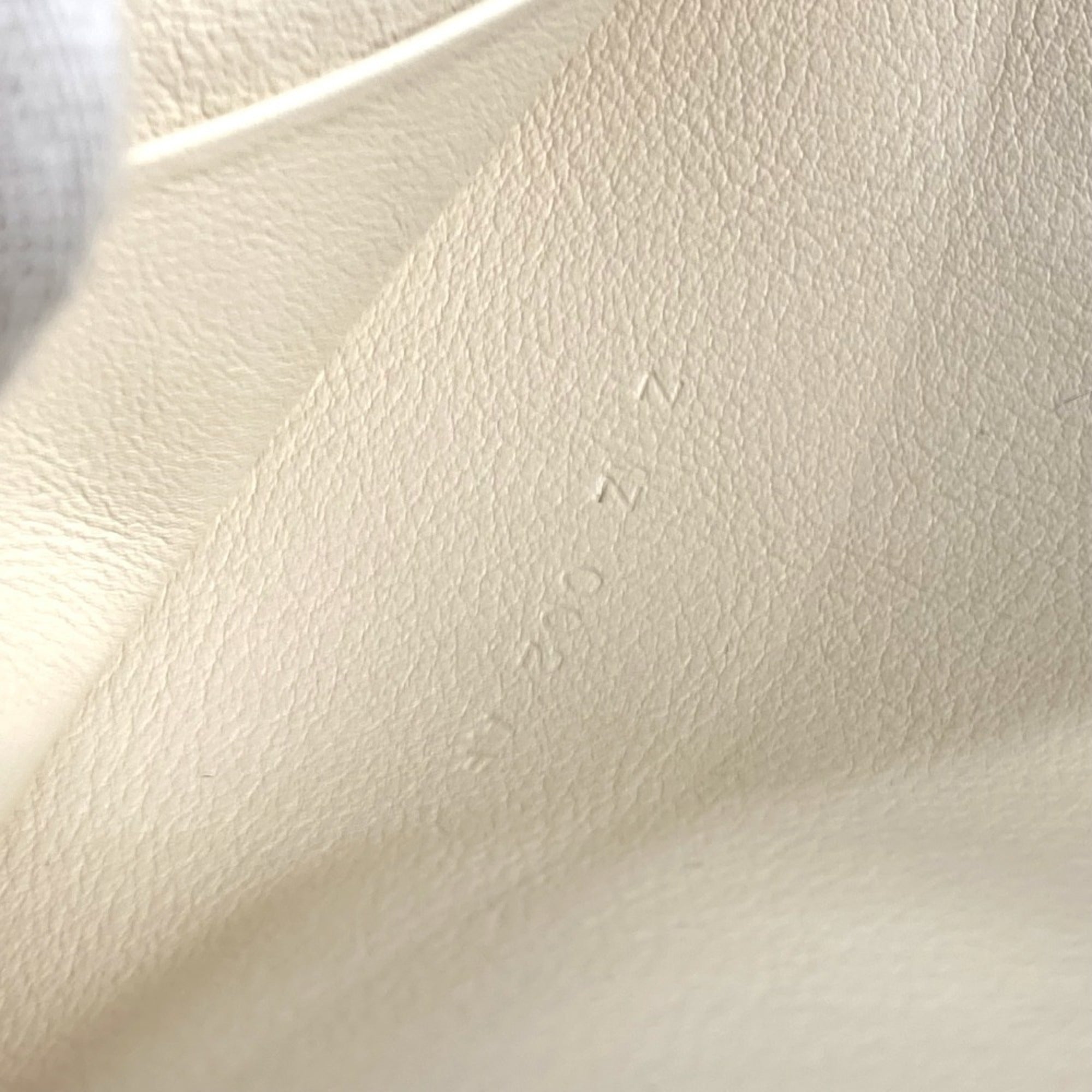 Hermes Ivory Leather Clutch Bag Pouch (Pre-Owned)