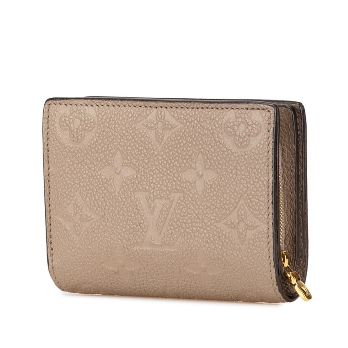Louis Vuitton Beige Tourterelle Leather Wallet (Bi-Fold) (Pre-Owned)