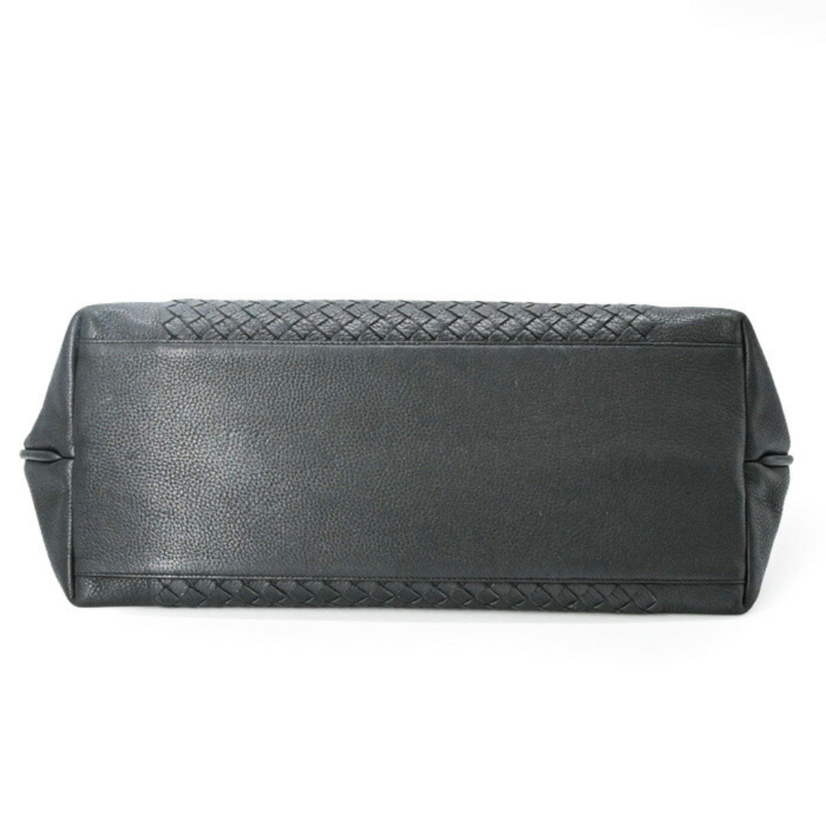 Bottega Veneta Intrecciato Black Intrecciato Handbag Tote Bag (Pre-Owned)