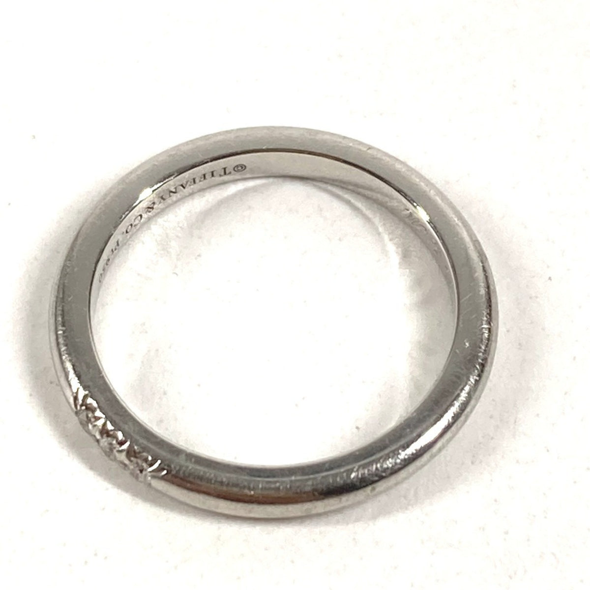 Tiffany Platinum 950 Band Ring (Pre-Owned)
