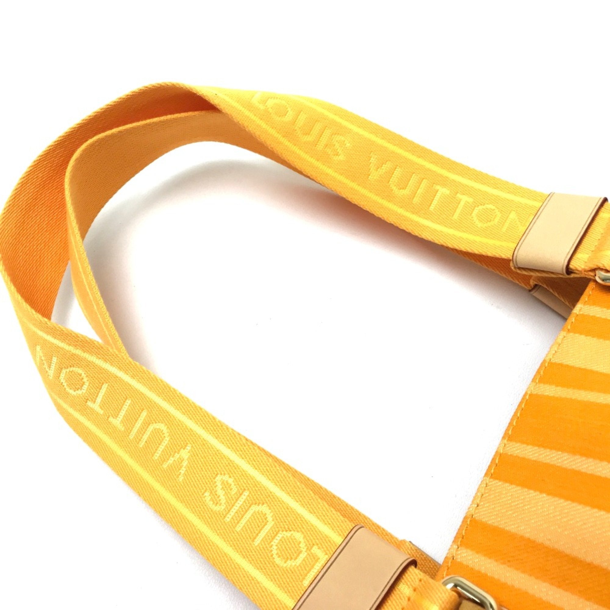 Louis Vuitton Yellow Cloth Tote Bag (Pre-Owned)
